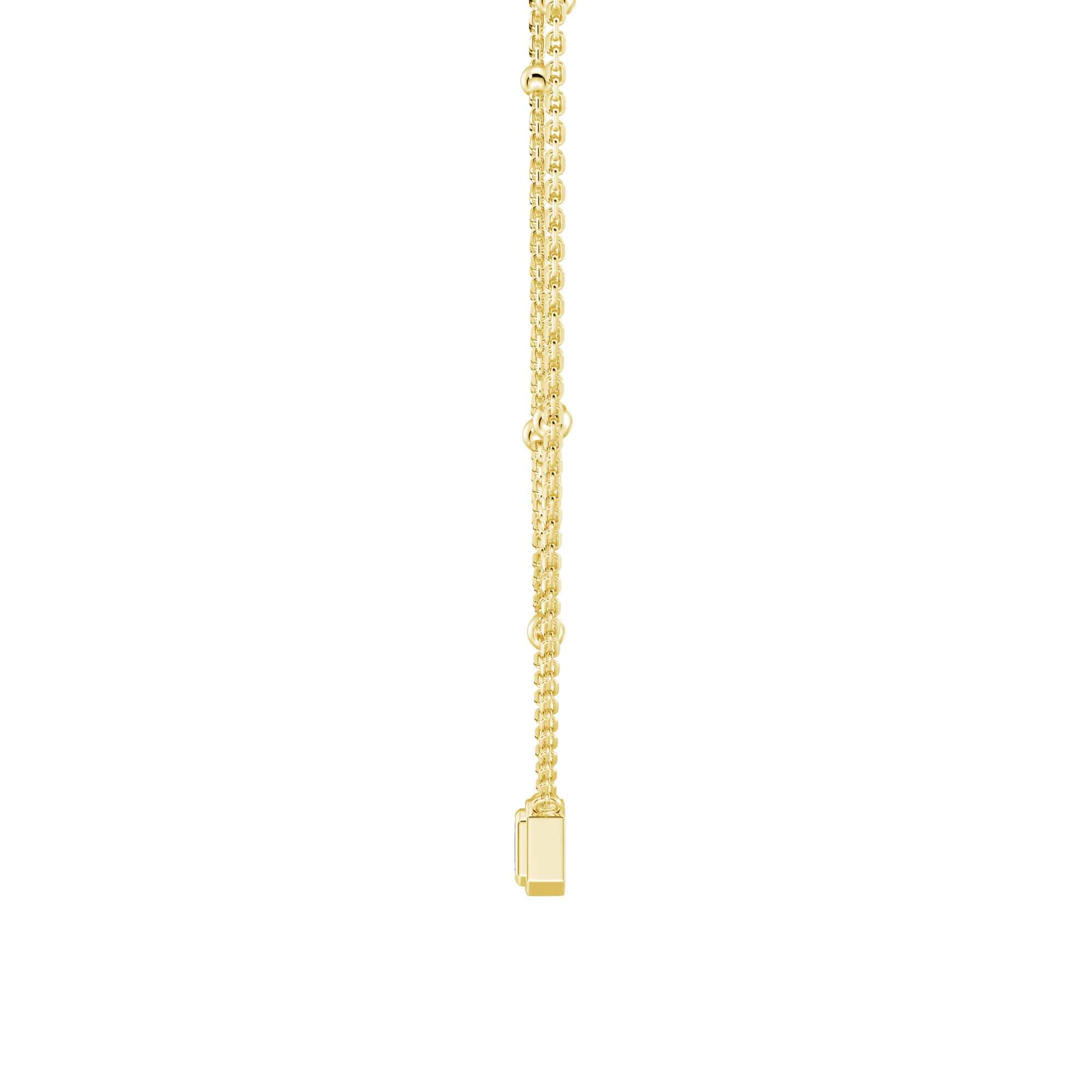 Exquisite Layered Emerald Cut Lab-Grown Diamond Necklace for Women | Elegant & Sustainable Jewelry Gift for Anniversary, Wedding, or Special Occasions