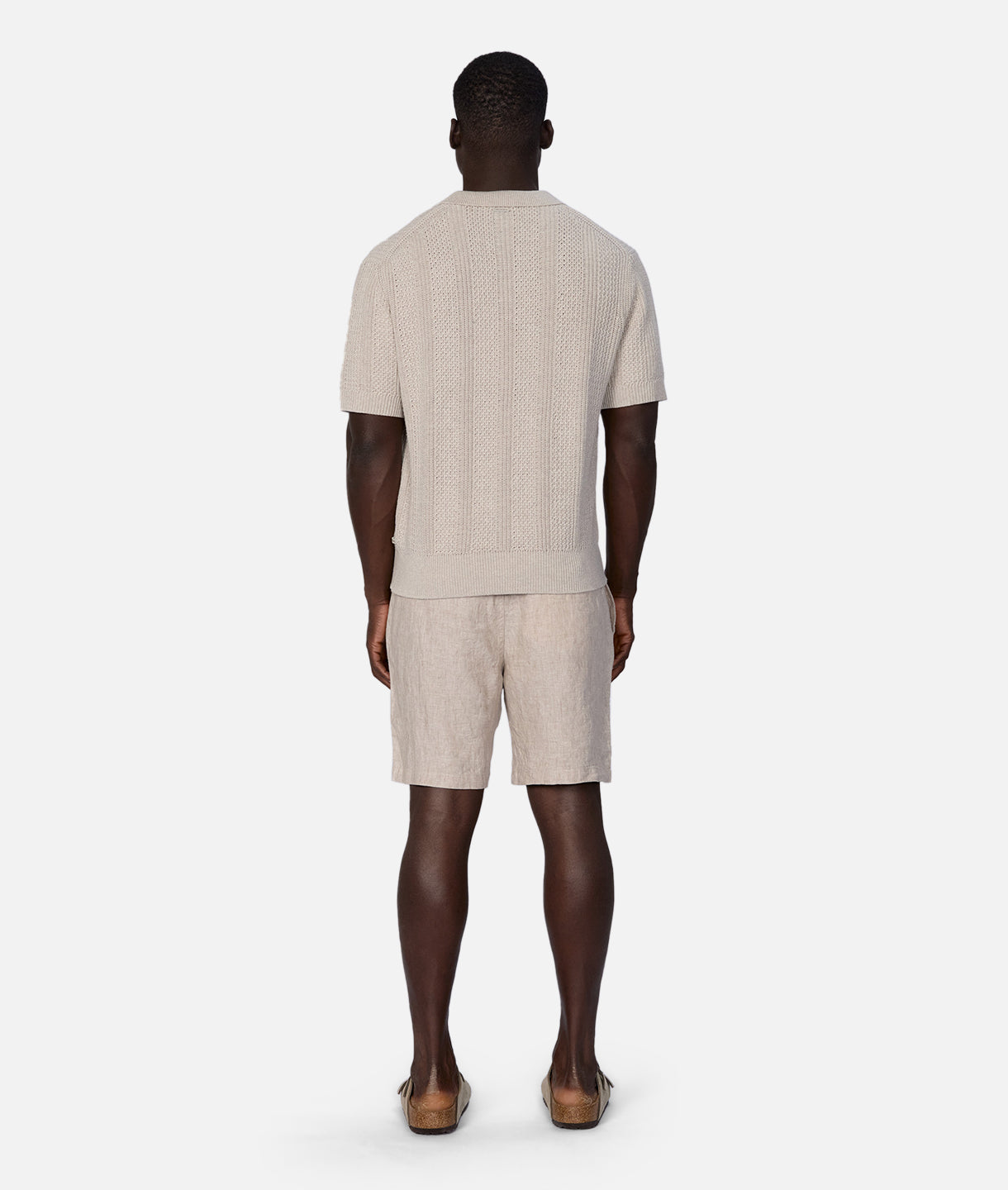 Fontera Polo Shirt for Men - Soft Oat Marle Cotton Blend - Casual & Comfortable Wear for Office, Golf, and Outdoor Activities
