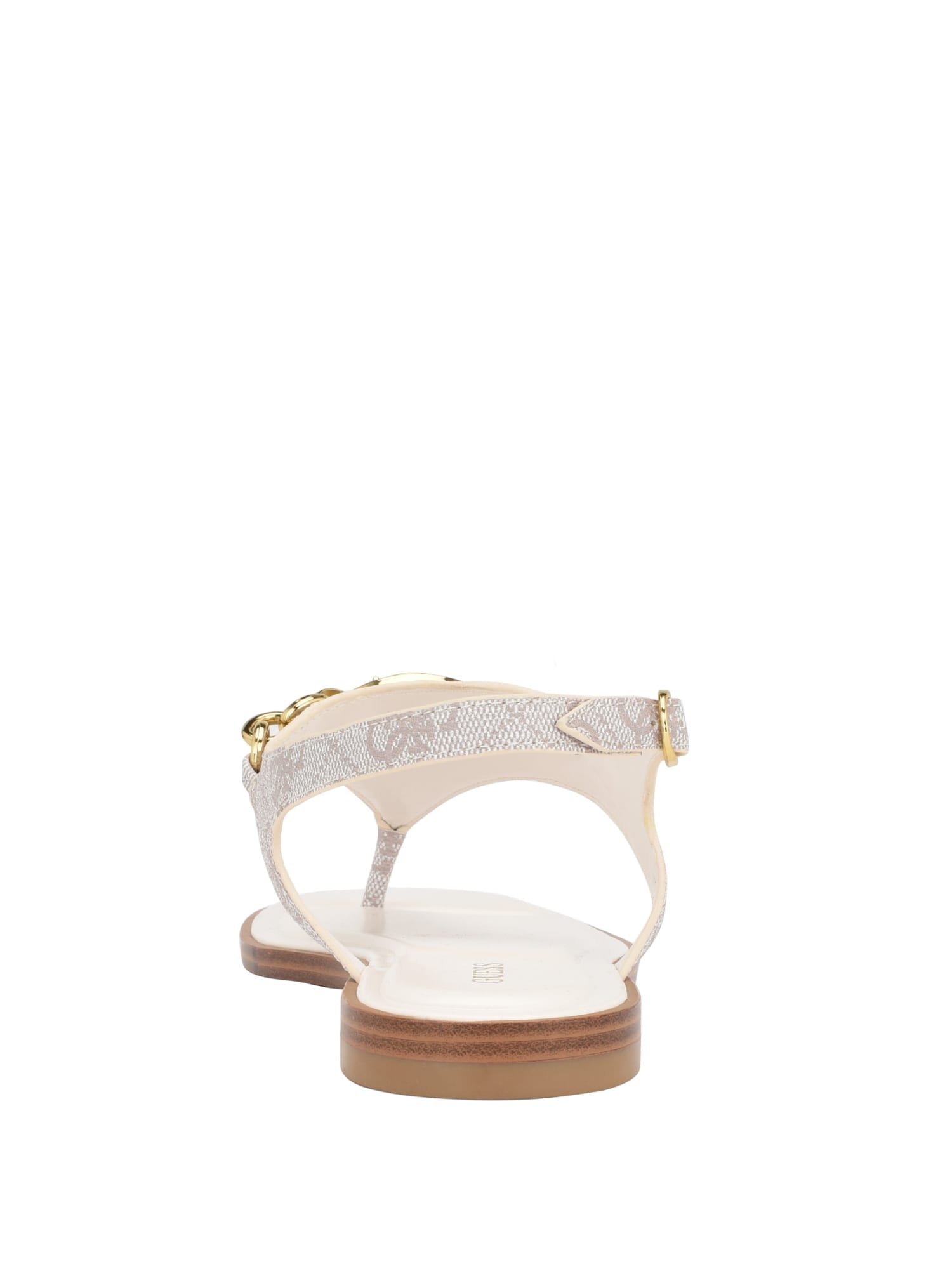 Ivory Rissy Logo Sandals for Women - Comfortable Summer Slide Sandals with Brand Logo - Perfect for Beach, Pool, and Casual Outings