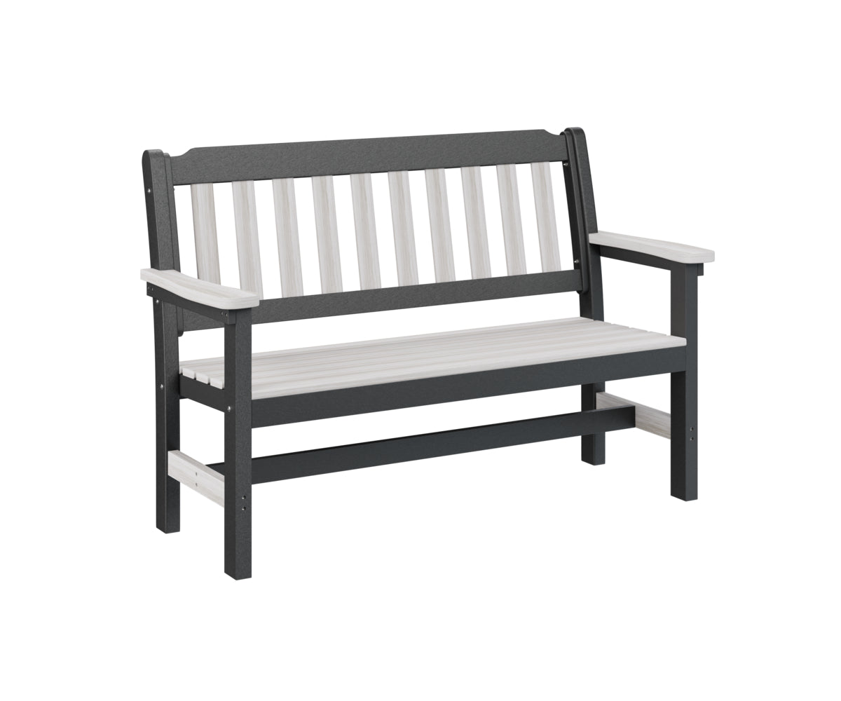 Berlin Gardens Outdoor Garden Bench - Heavy Duty Weather-Resistant Wooden Bench for Patio, Backyard, and Garden Seating - Perfect for Relaxing and Entertaining Guests