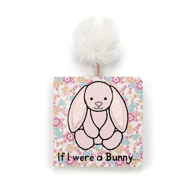 Jellycat If I Were A Blush Bunny Board Book - Soft Plush Bunny Storybook for Babies & Toddlers, Perfect for Bedtime Reading and Early Learning