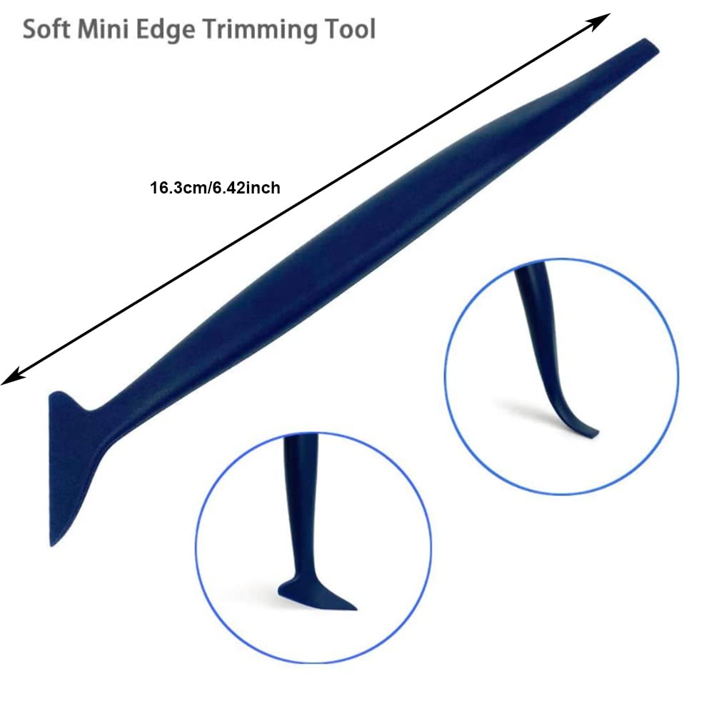 MACHSWON Car Window Film Scraper Tool Kit - Vinyl Wrap & Tint Removal Tool for Auto Glass Cleaning, Sticker Wrapping Accessories - Perfect for DIY Car Detailing, Window Tint Installation & Vinyl Wrap Projects