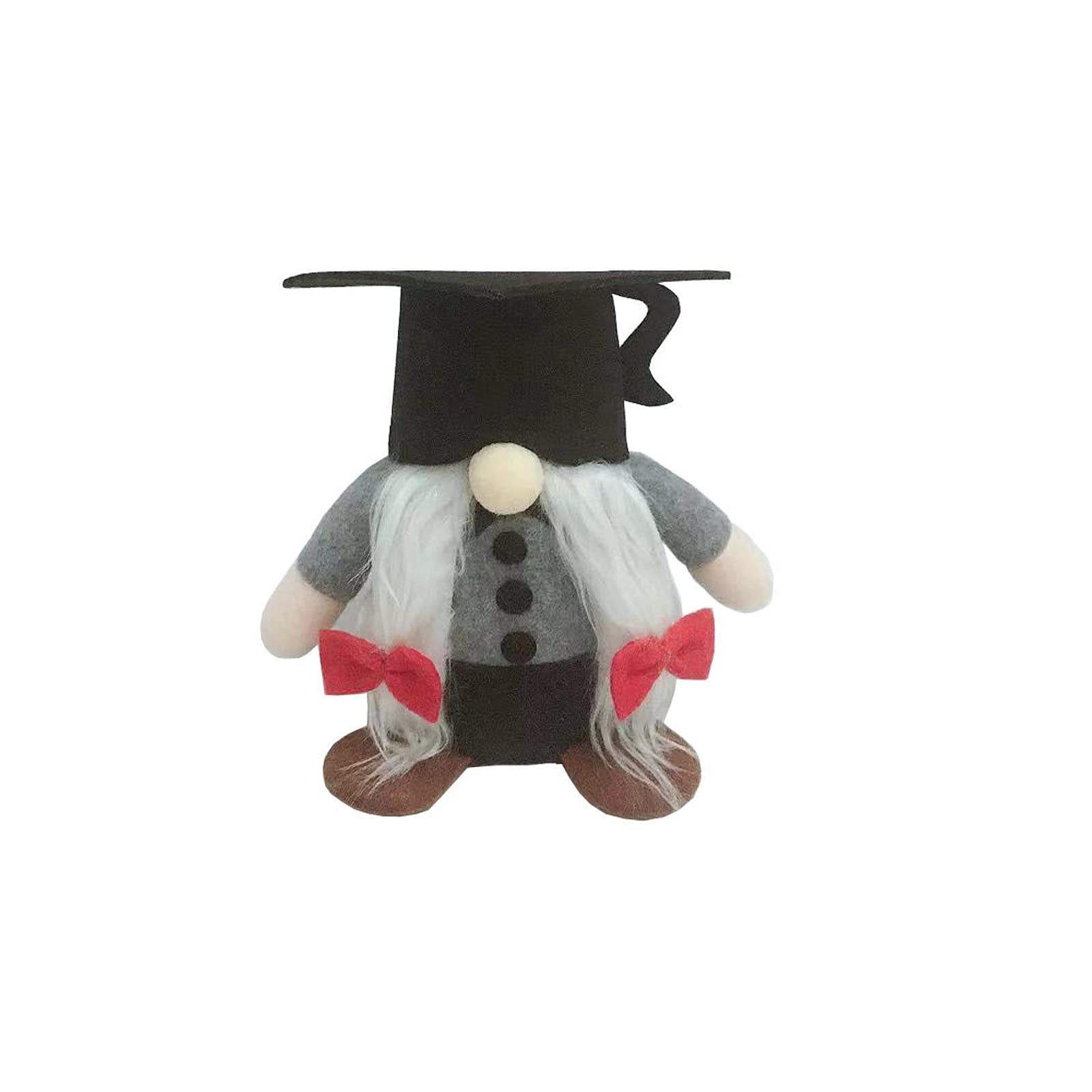 2022 Graduation Gnome Plush Figurine - Handmade Faceless Dwarf Desk Decor with Cap & Gown, Perfect Graduation Gift for Bachelor's Degree | Class of 2022 Decor, Office Desk Ornament, Graduation Party Favors