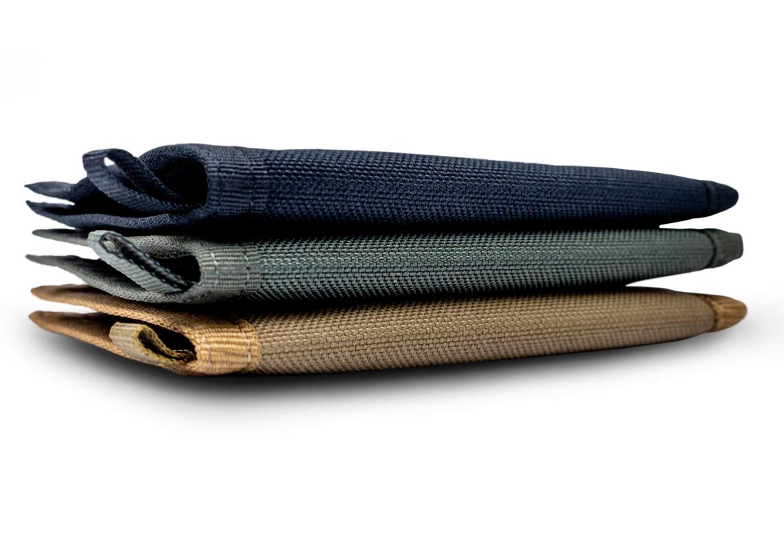 Chameleon Bifold Men's Nylon Wallet - Military Tactical Slim Wallet for Men - Canvas Thin Front Pocket Travel Bi-Fold Wallet - Best Nylon Travel Pouch - Perfect for Everyday Carry, Outdoor Adventures & Business Travel