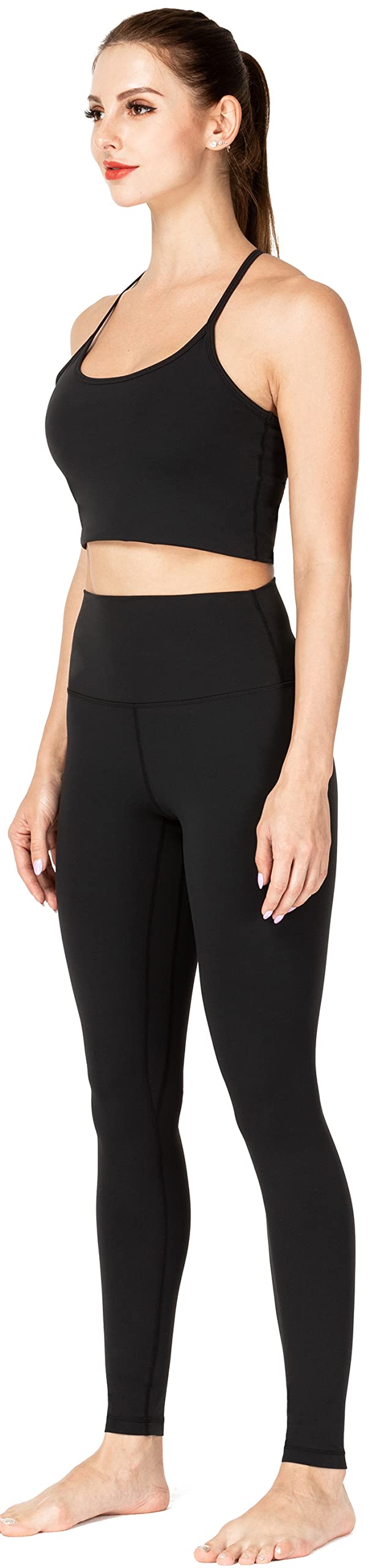 Sunzel Women's High Waist Tummy Control Workout Leggings - Yoga, Running & Gym Fitness Pants for Women