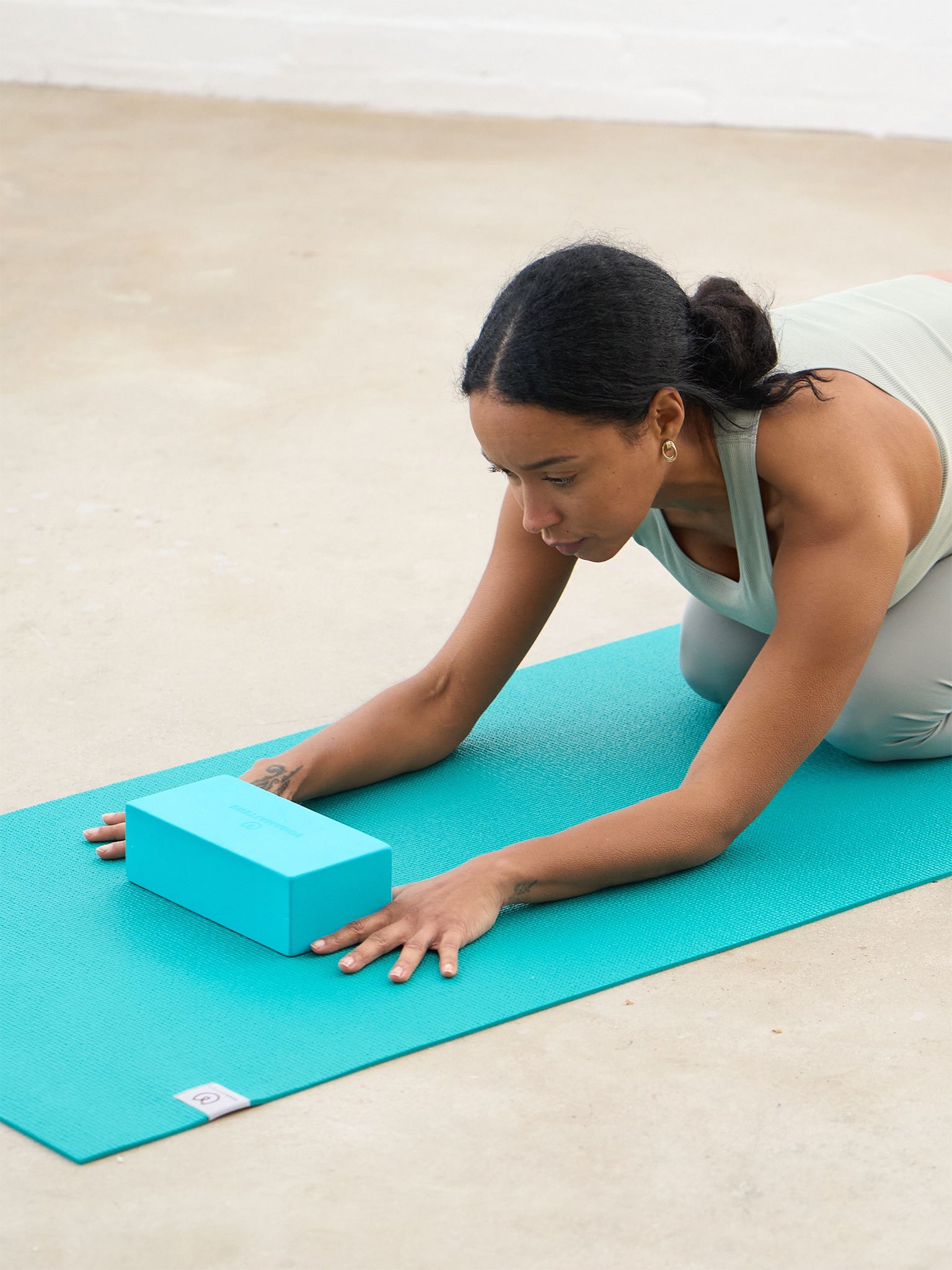 Premium Yoga Brick - High Density Foam Yoga Block for Support & Alignment - Ideal for Yoga, Pilates & Stretching at Home or Studio