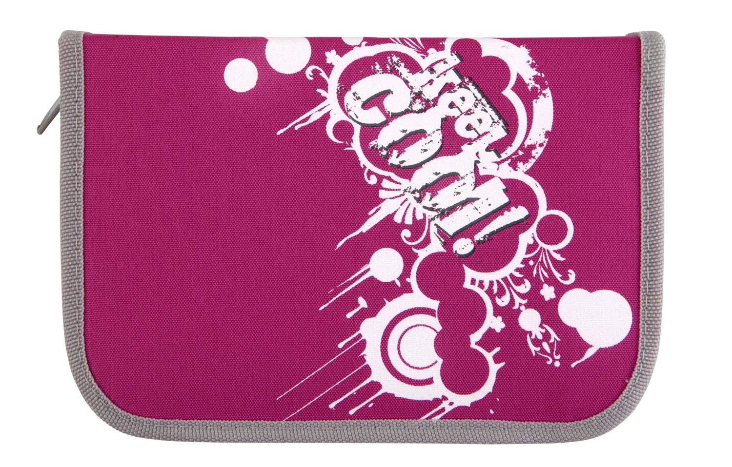 Idena Keep Cool 50-Piece Pencil Case Set with Colored Pencils, Fiber-Tip Pens & Accessories - Pink (19.5x13x3.5cm) for School, Office & Art Supplies Organization