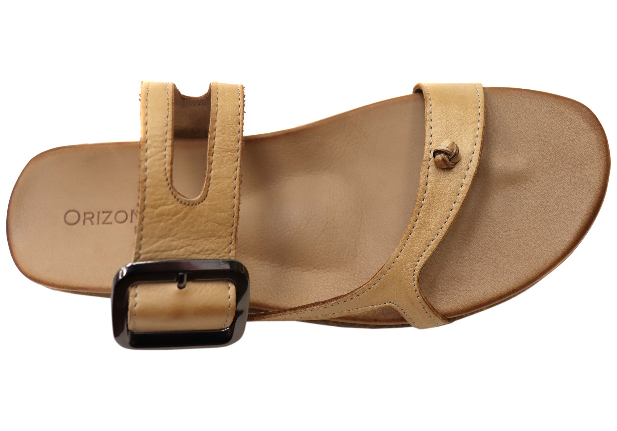 Orizonte Balmaine Women's Comfortable European Leather Thong Sandals - Stylish & Breathable for Summer Beach, Vacation & Casual Outings