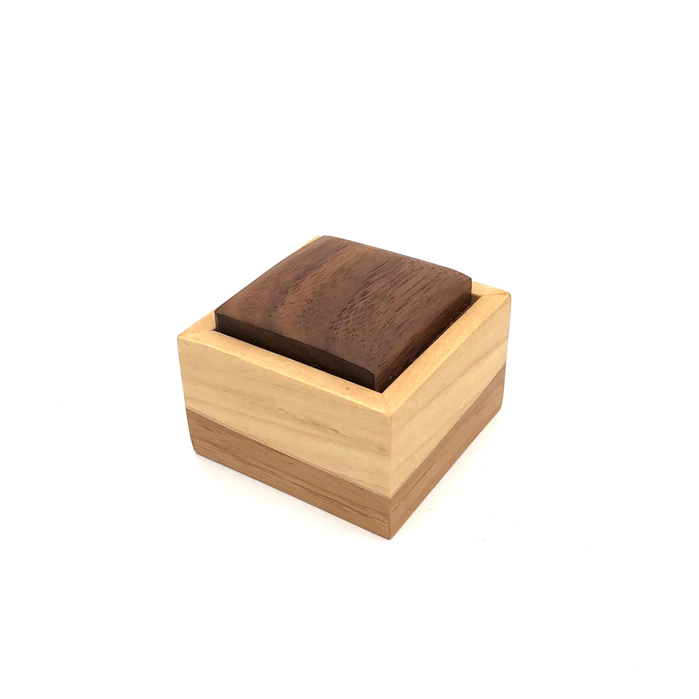 Handcrafted Wooden Jewelry Box - Shellacked Walnut, Poplar & Aspen Landscape Design - Perfect for Gift Giving & Jewelry Storage (Model #LB01)