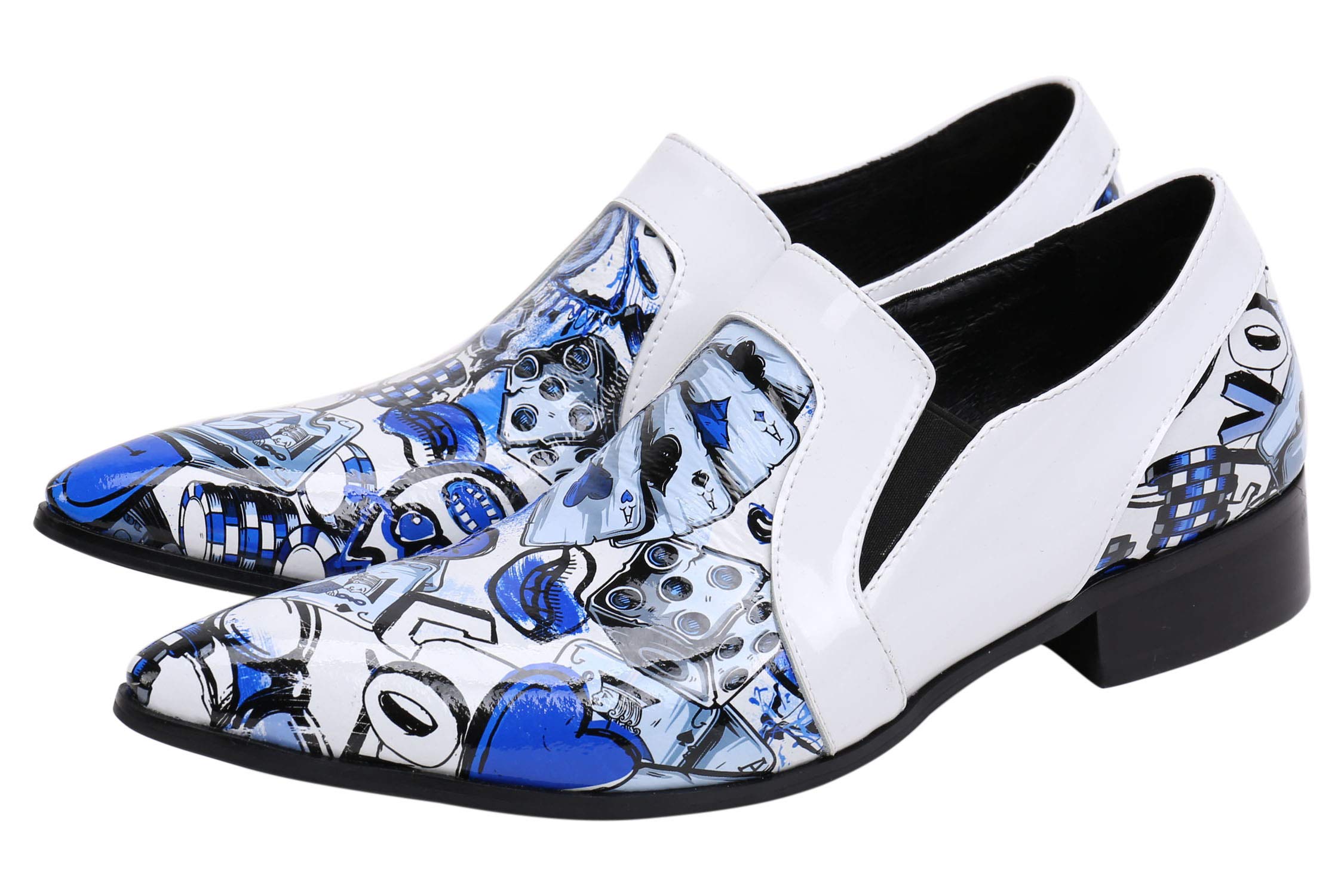 Santimon Men's Loafers - Slip On Dress Shoes for Casual Wear & Smoking Slippers | Comfortable & Stylish for Office, Parties & Home Relaxation