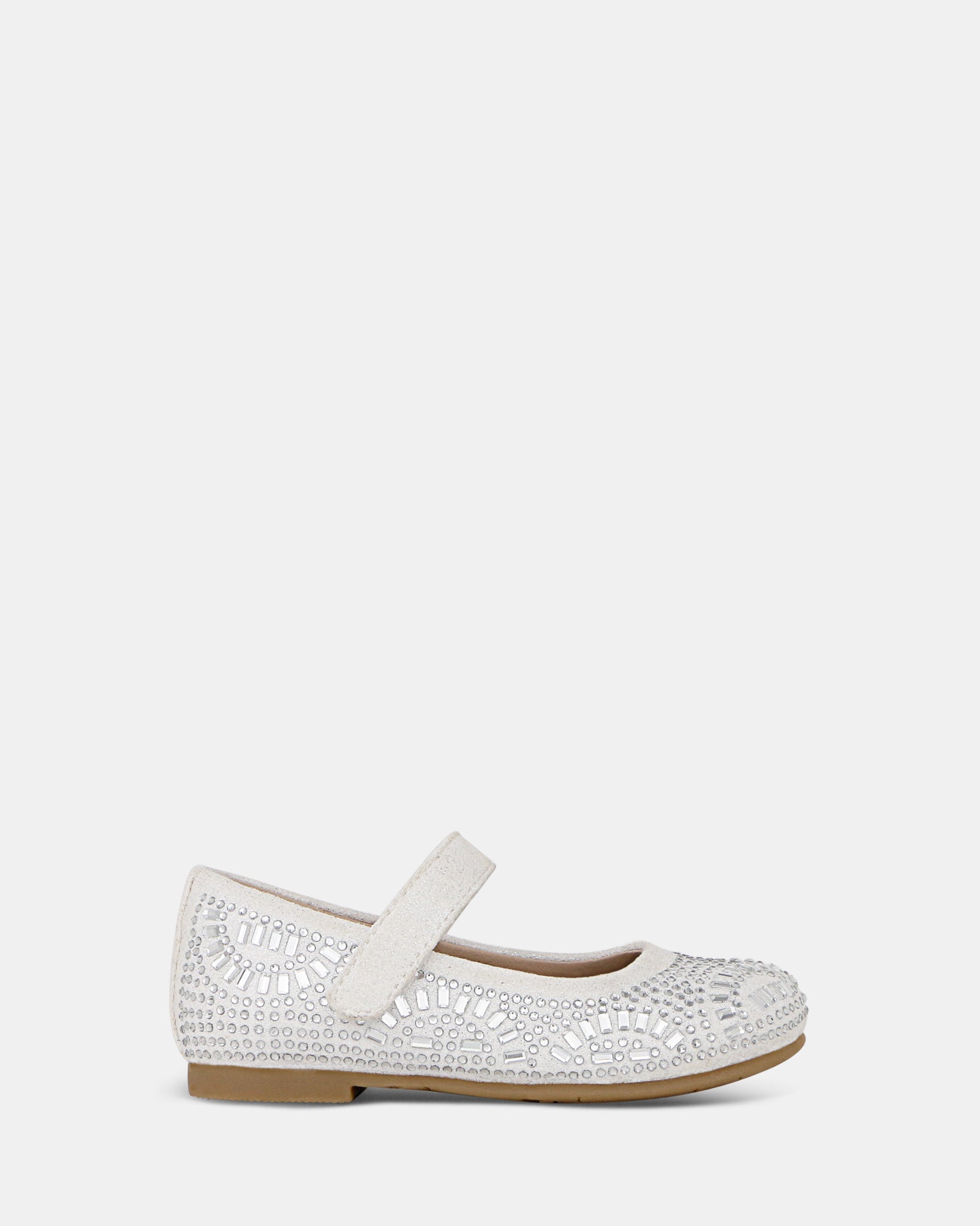 Aurora II Junior White/Shimmer Multi - Stylish Kids' Light-Up Sneakers for School, Play & Everyday Wear