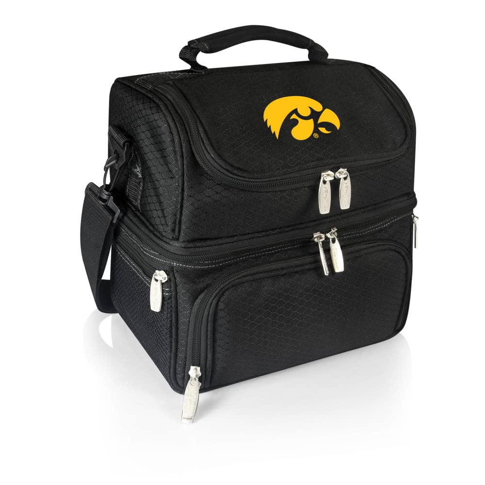 PICNIC TIME NCAA Nebraska Cornhuskers Insulated Lunch Bag with Picnic Set - Reusable Lunch Cooler for School, Work & Outdoor Activities