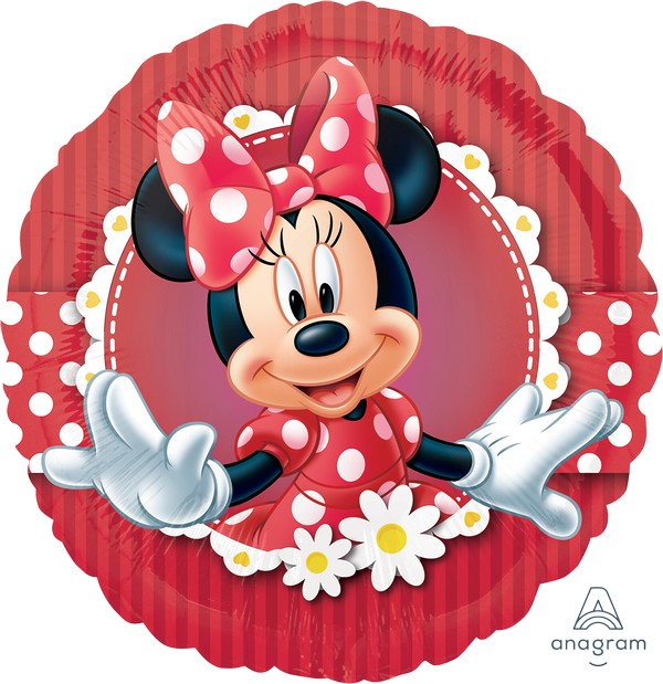 45cm Standard HX Mad About Minnie Balloon - Perfect for Birthday Parties, Baby Showers & Disney Themed Decorations