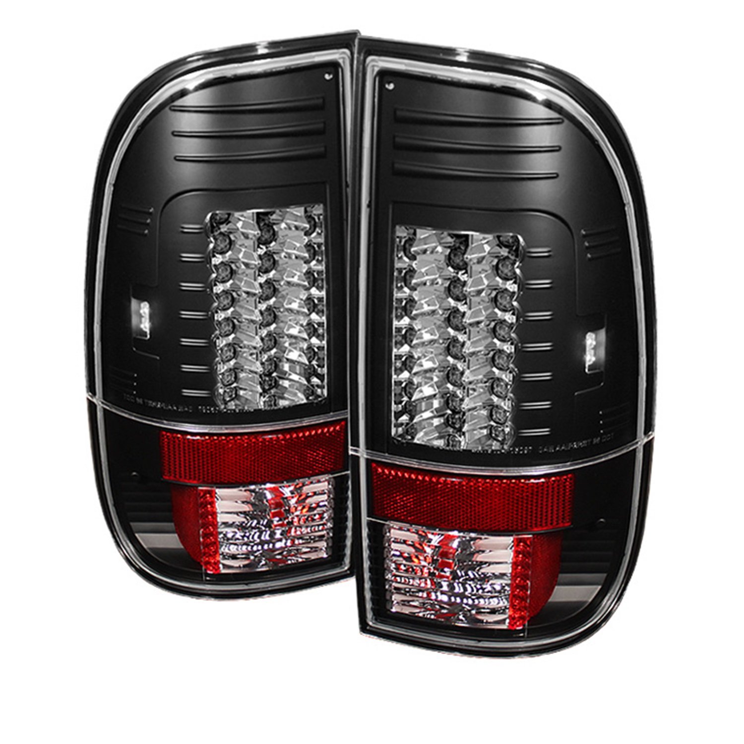 Spyder 5029188 LED Tail Lights for 2008-2016 Ford Super Duty F-250 F-350 F-450 - Black Smoke Version 2 | Upgrade Replacement for Enhanced Visibility & Style | Perfect for Off-Roading, Towing & Night Driving