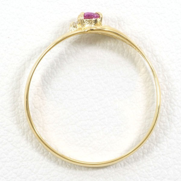 18K Yellow Gold Ruby Ring for Women - Elegant Handmade Jewelry Gift for Anniversary, Valentine's Day & Special Occasions
