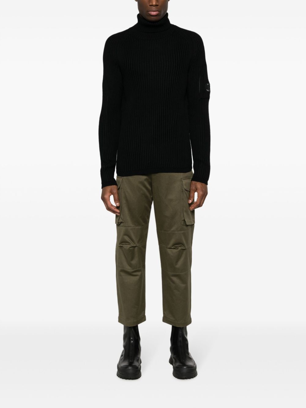 C.P. COMPANY Black Sweaters for Men & Women | Premium Knitwear for Casual & Business Wear | Winter Fashion & Office Outfits