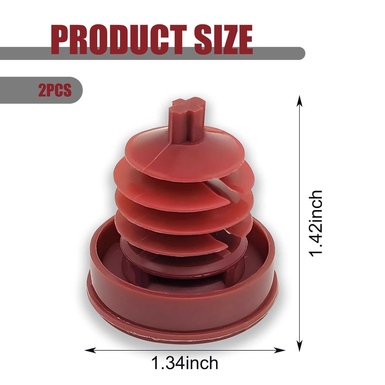 2 PCS Car Power Steering Pump Oil Cap, 1.34