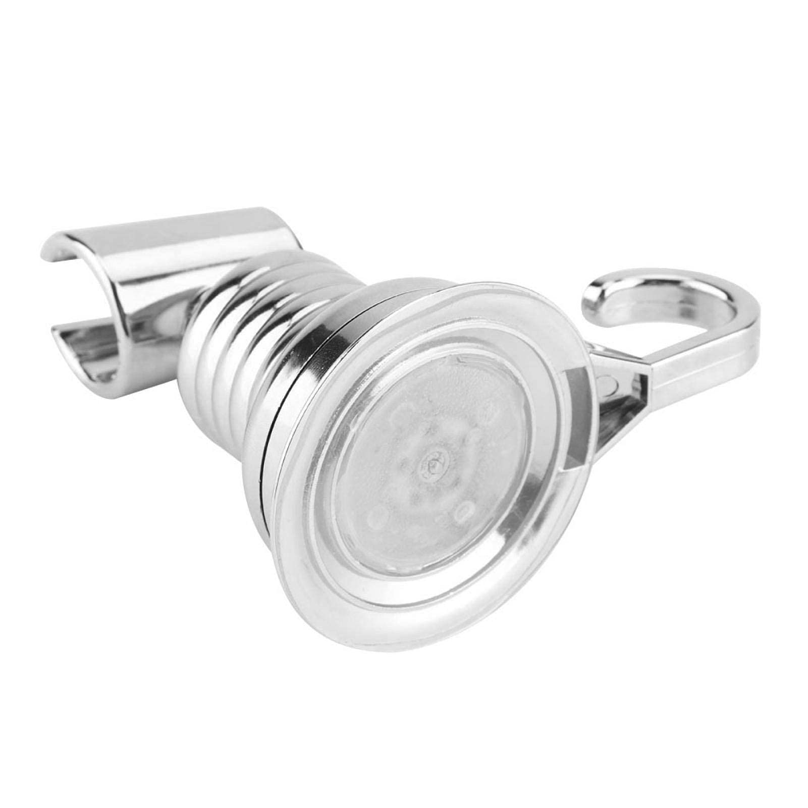 Oumefar Wall Mounted Shower Holder with Suction Cup & Towel Hook - Adjustable Handheld Shower Head Holder for Bathroom, Shower Caddy - Perfect for Home, Apartment, RV Use