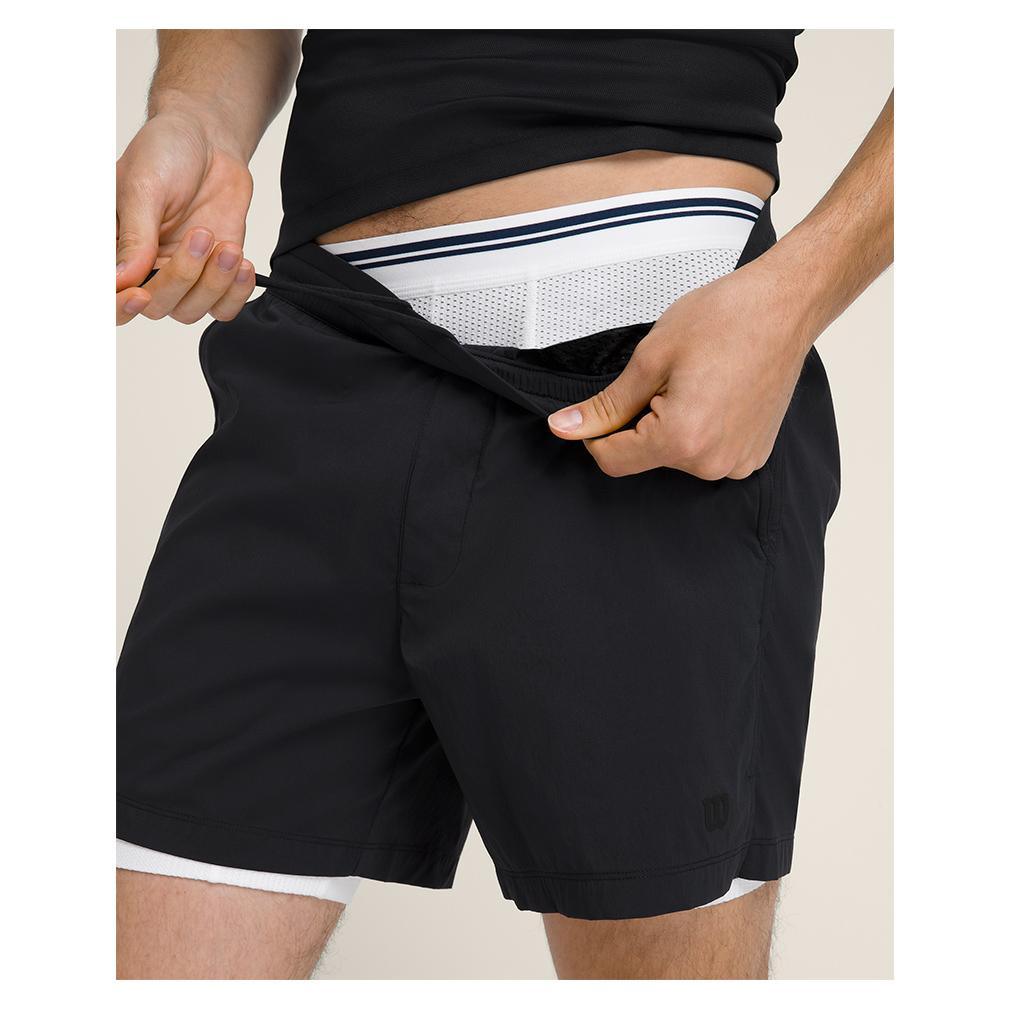 Men's Volley 6 Inch Tennis Shorts - Lightweight Quick-Dry Athletic Shorts for Tennis, Running & Gym Workouts - Perfect for Sports & Casual Wear