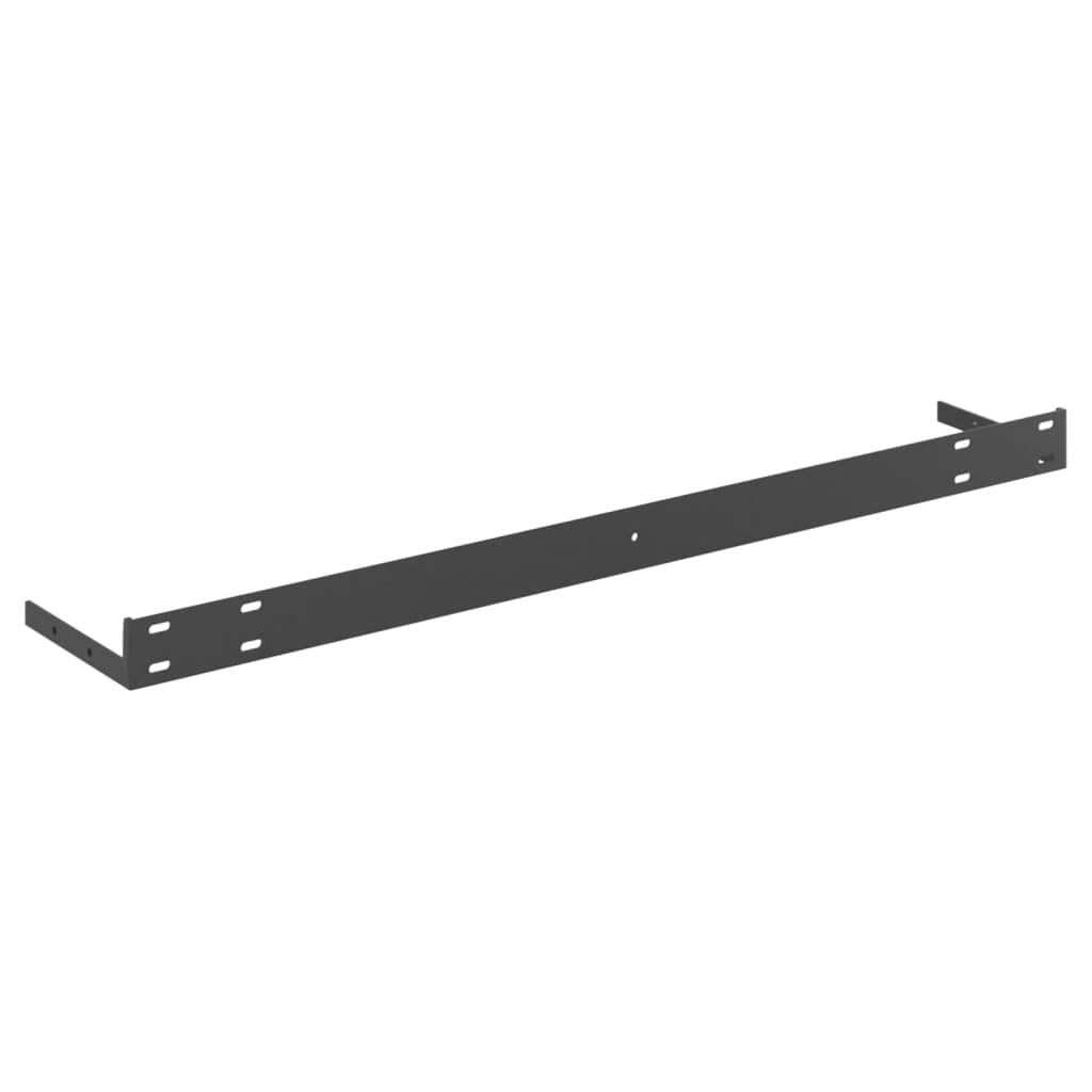 Floating Shelf Wall Mount - 2 Pack Concrete Gray MDF Shelves (31.5