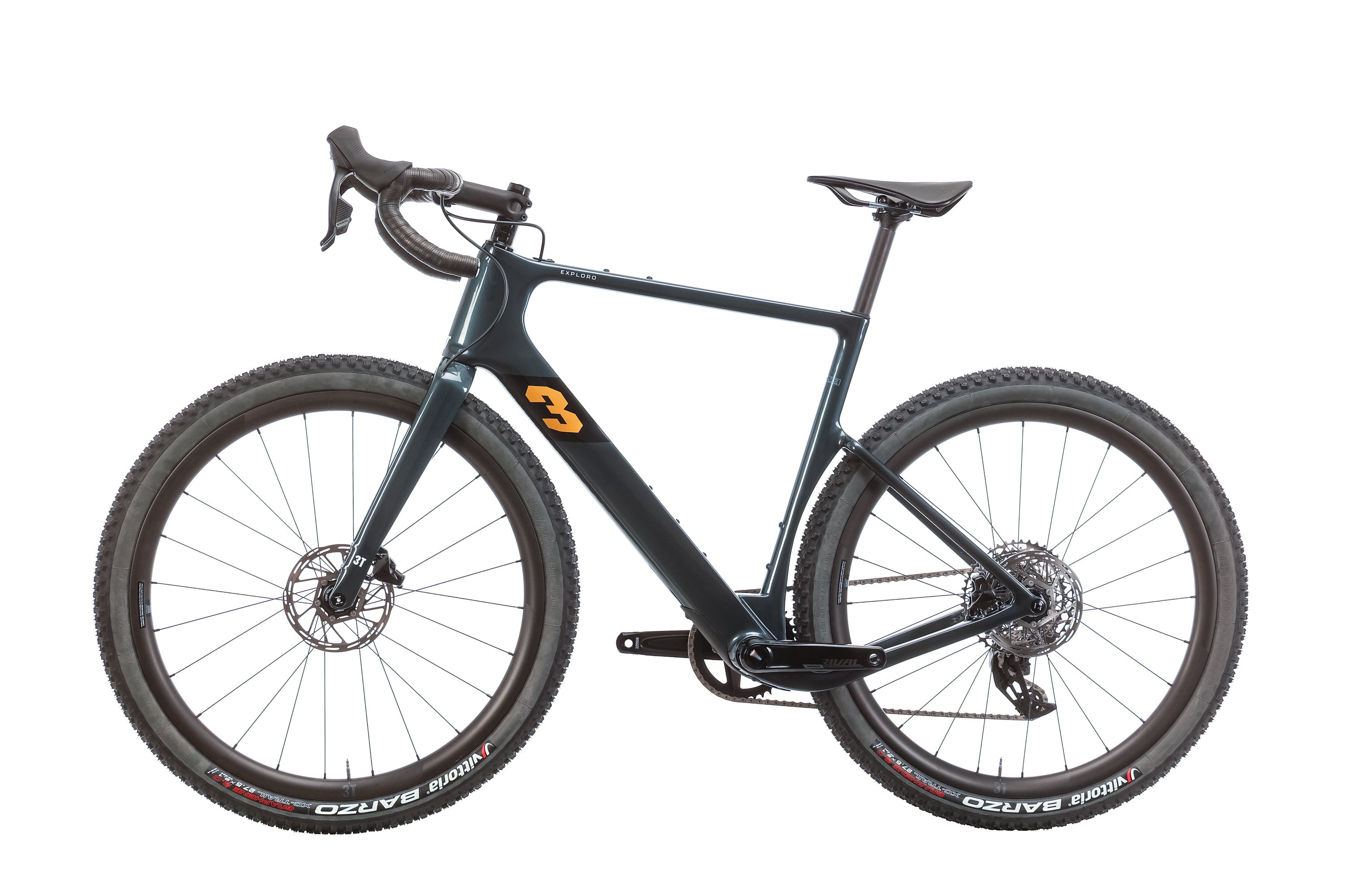 2023 3T Exploro ULTRA Rival AXS 1x12 Gravel Bike - 56cm Carbon Frame Adventure Bike for Off-Road Cycling & Bikepacking