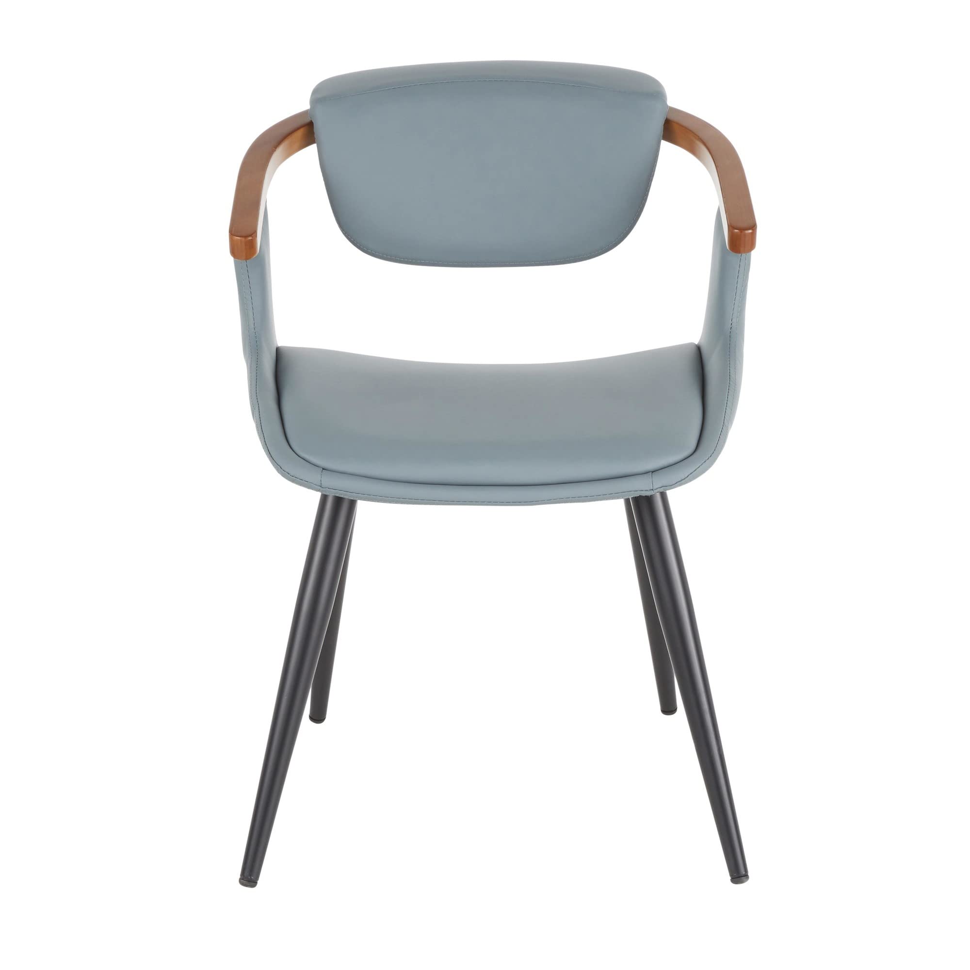 LumiSource Oracle Upholstered Dining Chair - Mid-Century Modern Kitchen Chair for Dining Table - Comfortable & Stylish Seating for Home, Restaurant, and Office Use
