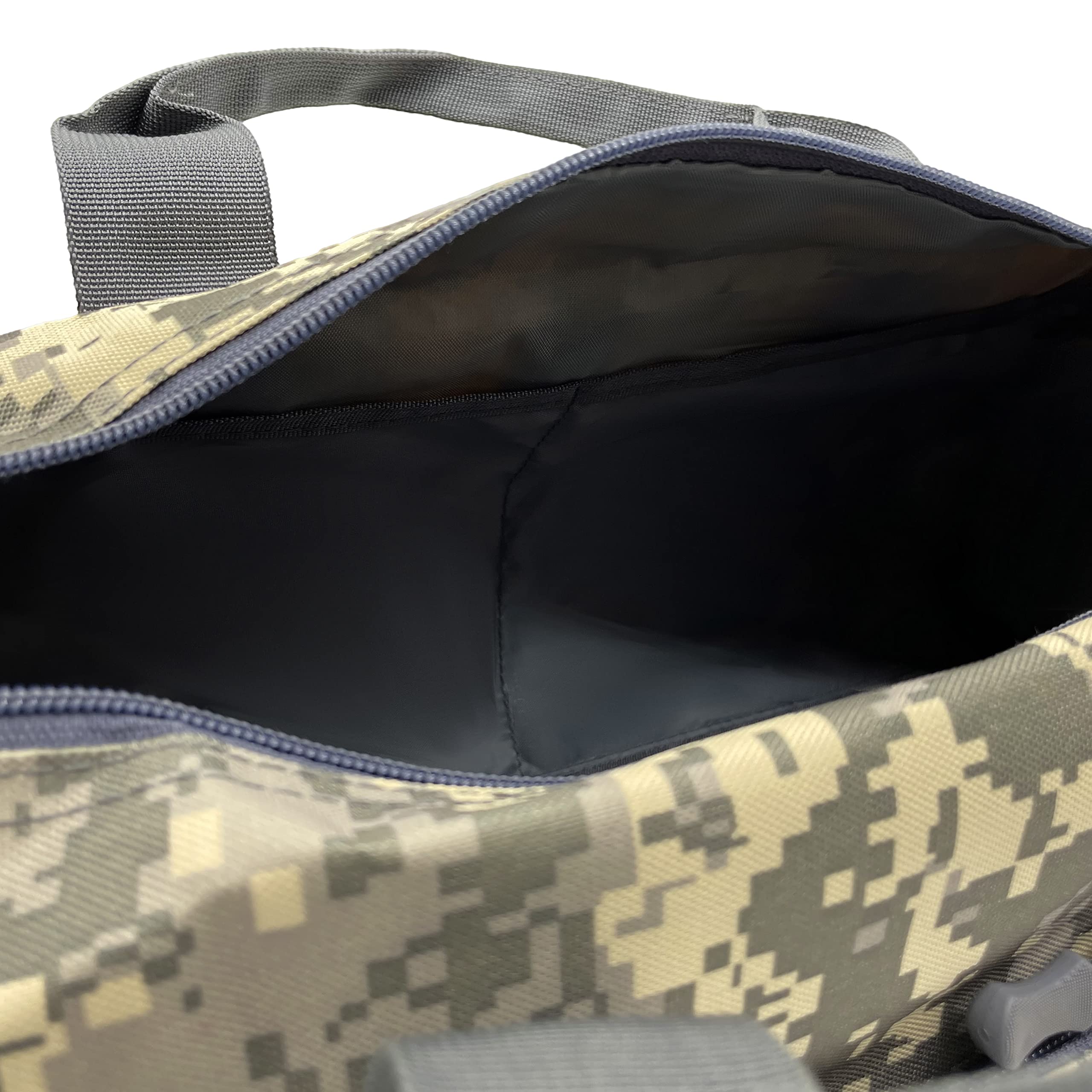 Jaegvida Tactical Gym Duffel Bag - Waterproof Fitness & Travel Backpack for Men & Women - Perfect for Gym, Workout, Hunting & Outdoor Adventures (Digital Camo Design)