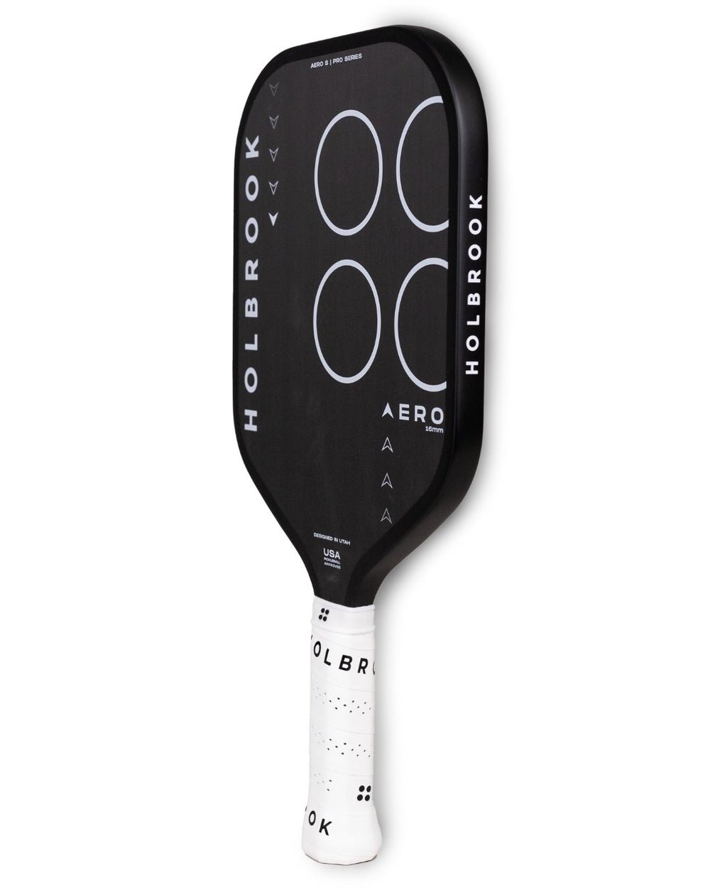 Holbrook Aero S 16mm Premium Carbon Fiber Pickleball Paddle - Lightweight & Durable for Competitive Play & Recreational Games