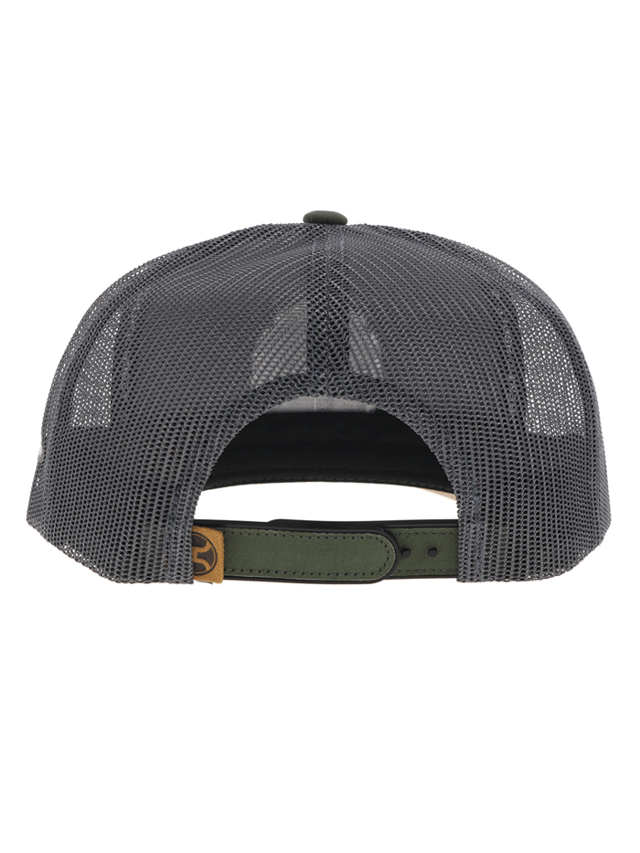 Hooey 2314T OLGY SPUR High Profile Snapback Trucker Hat - Olive & Grey - Perfect for Outdoor Activities, Sports & Casual Wear