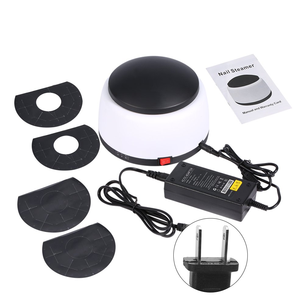 36W Electric Portable Steam Nail Polish Remover Machine - Fast & Gentle Gel Nail Removal for Home & Salon Use | Perfect for Manicures, Pedicures & Professional Nail Care