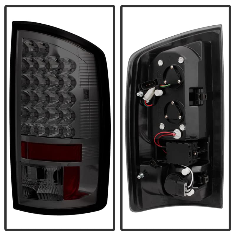 Spyder Auto 5002655 LED Tail Lights Chrome/Smoked - High-Performance Aftermarket Replacement for Trucks & SUVs