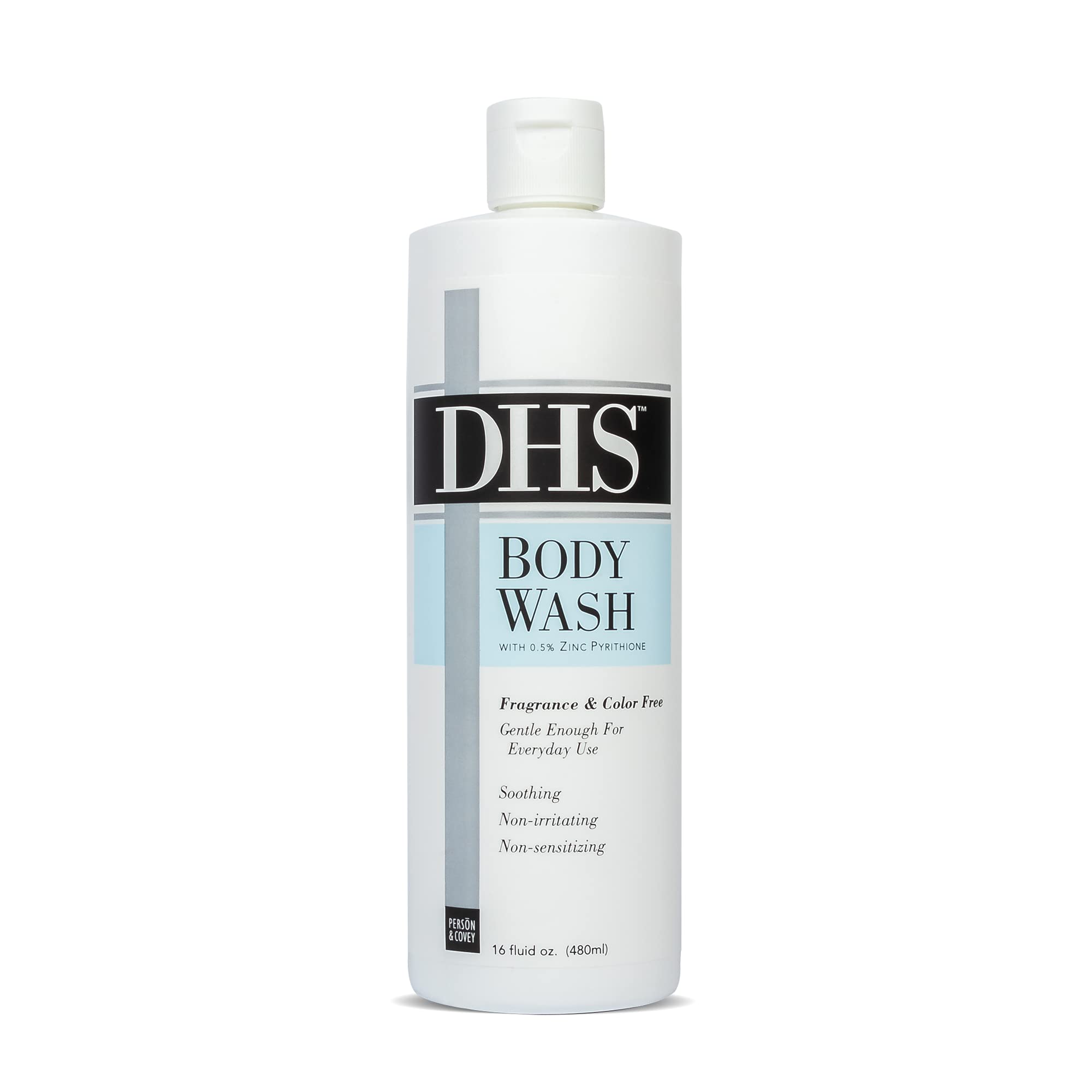 Person & Covey DHS Body Wash - 16 fl oz Hydrating & Moisturizing Shower Gel for Dry Skin | Gentle Cleansing for Men & Women | Perfect for Daily Shower & Post-Workout Use