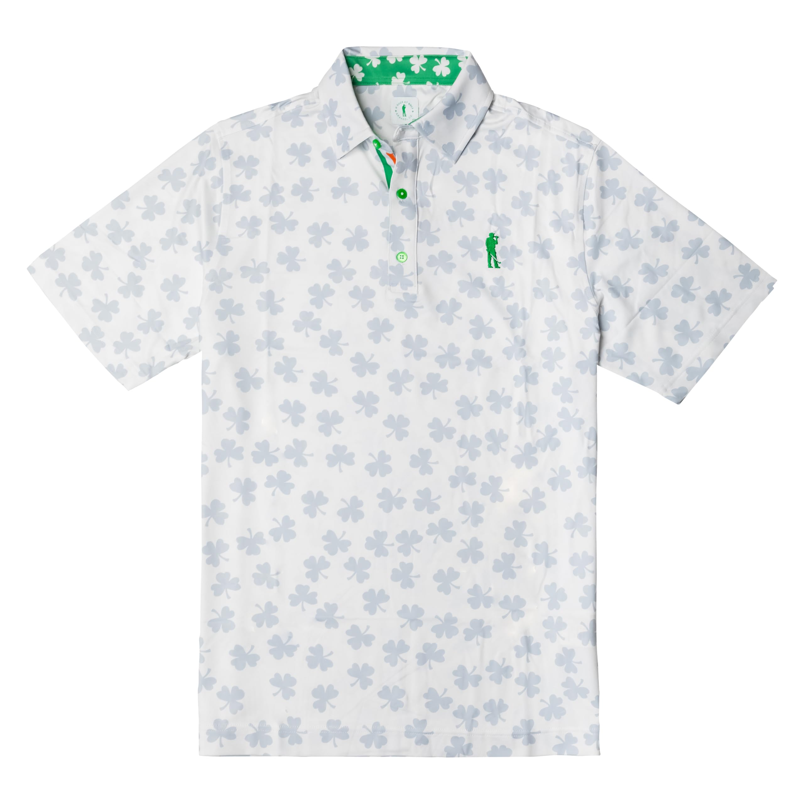 U Suck at Golf Men's Performance Polo Shirt - Moisture Wicking Dry Fit Golf Shirts for Men - Breathable Comfort for Golf Club & Casual Wear