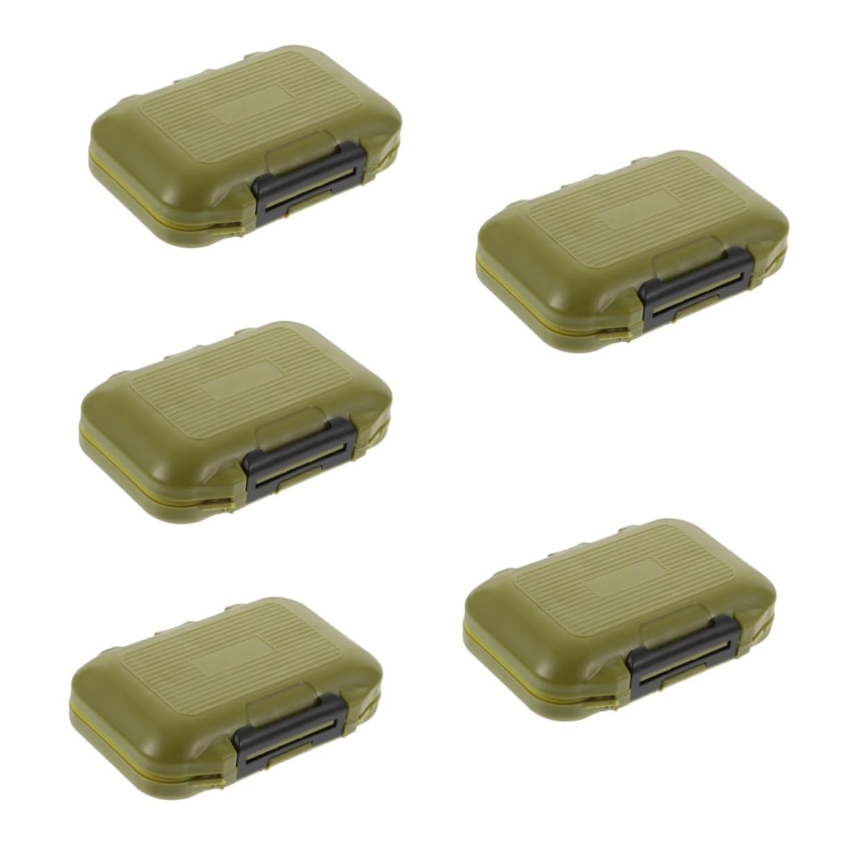 **Sosoport 5-Piece Fishing Lure Storage Box Set – Large Plastic Bait Organizer for Saltwater & Freshwater Lures – Tackle Tray Case for Outdoor Fishing Gear & Tools – Perfect for Boat, Kayak, or Shore Fishing**