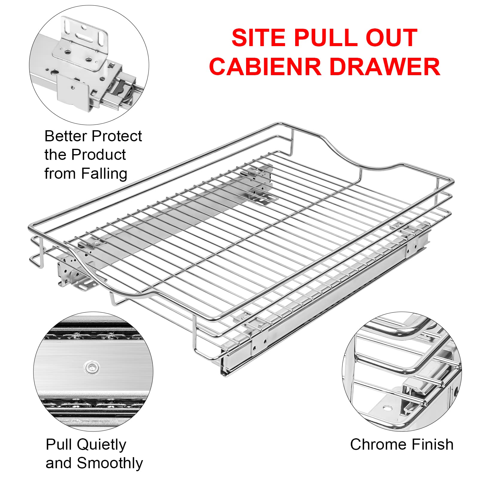Heavy Duty Pull Out Cabinet Organizer 14