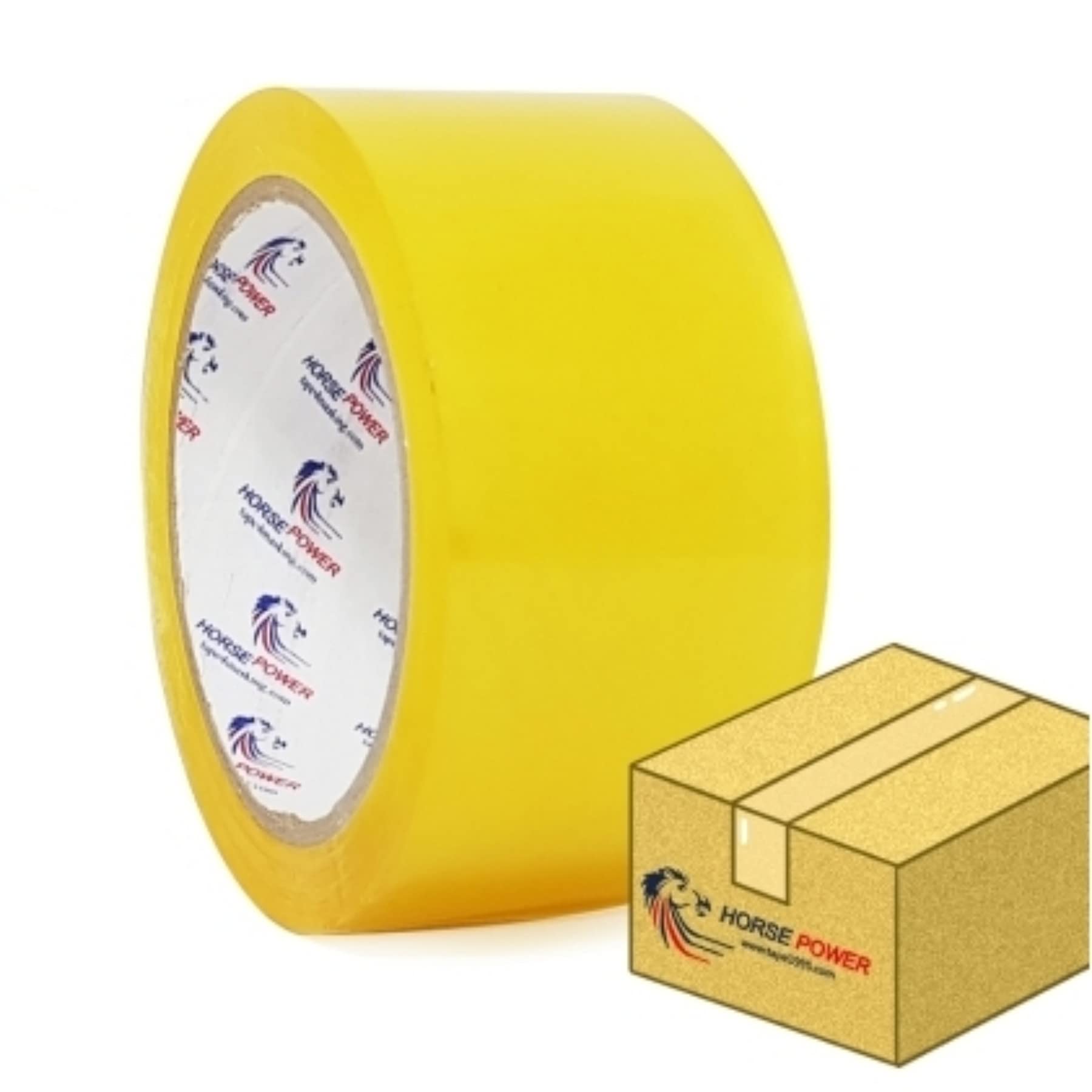 ISON - No Noise Packing Tape - Quiet Silent Clear Shipping Tape 2.4Mil 1.88Inch X 43.7Yards per Roll - Stress-Free, Odorless Packaging Solution for Office, Night Work & Home Shipping (50 Rolls)
