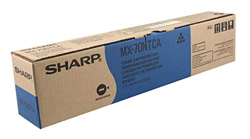 SHARP OEM MX-7000N Cyan Toner Cartridge - High Yield Printing Supplies for Office & Business Use | Compatible with Sharp MX-7000N Printer