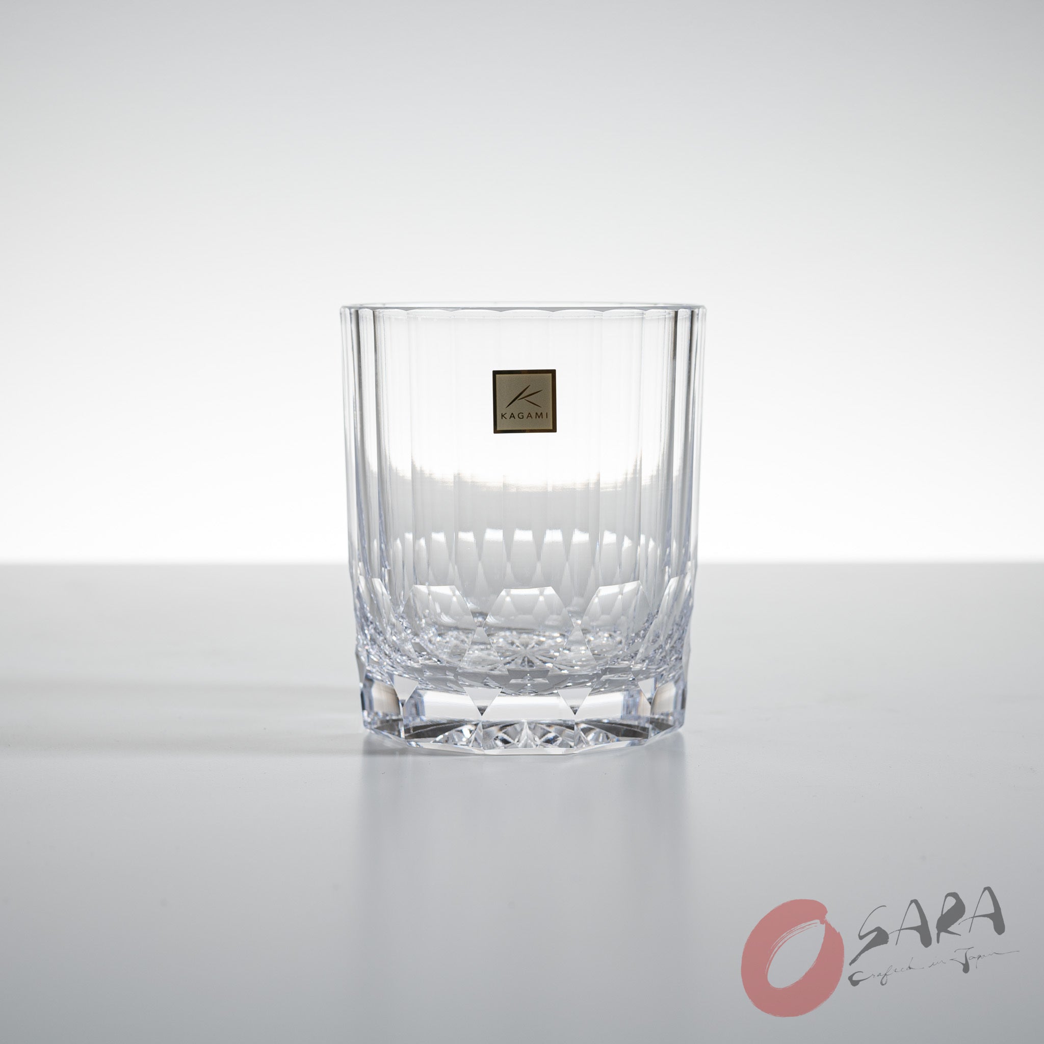 Premium KAGAMI Crystal Japanese Handmade Whiskey Glass Set - 370ml (12.5oz) Luxury Barware for Scotch, Bourbon & Cocktails - Elegant White Dew Design - Perfect for Home Bar, Gifts & Special Occasions