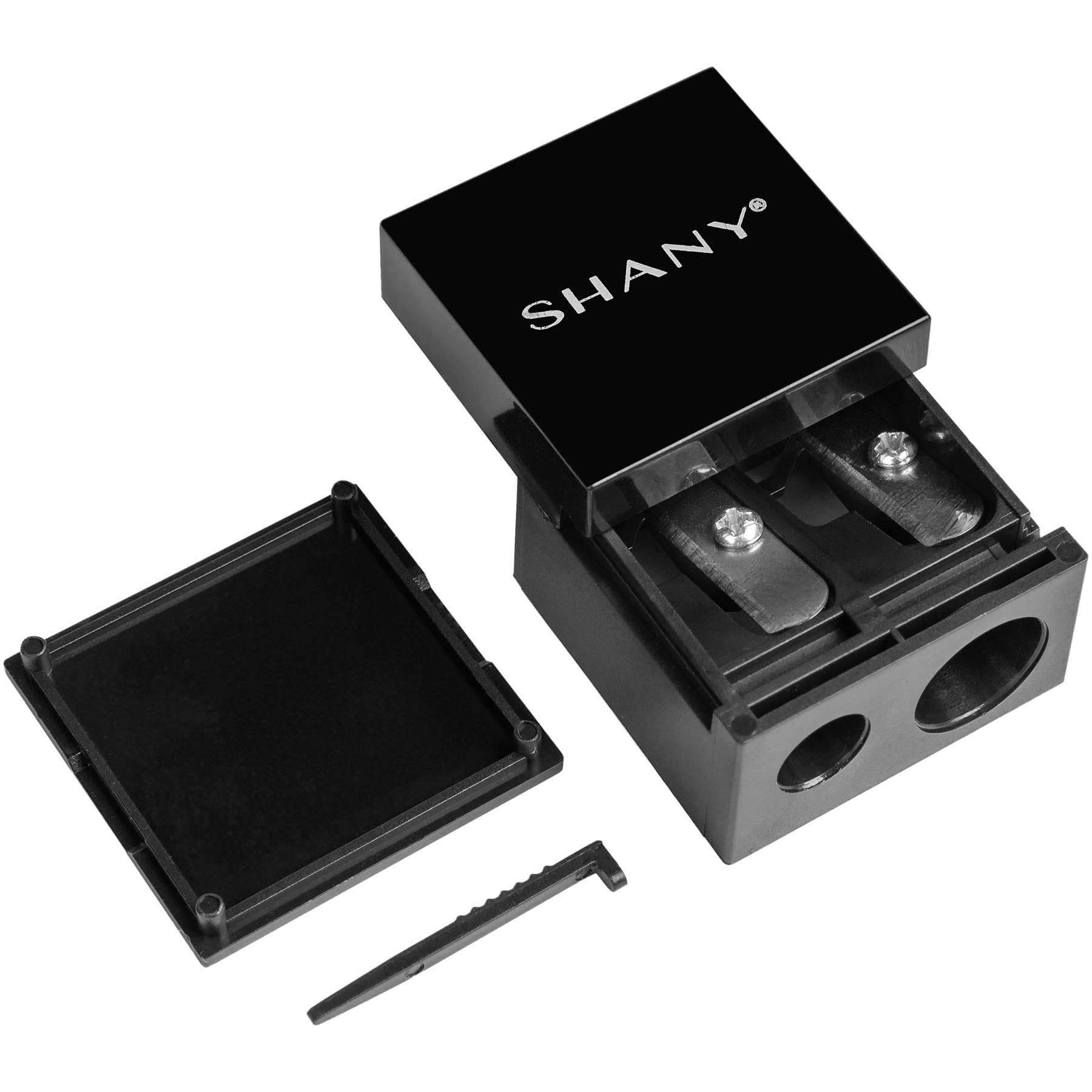 SHANY Dual Makeup Pencil Sharpener - Eyeliner & Lip Pencil Sharpener for Home & Travel