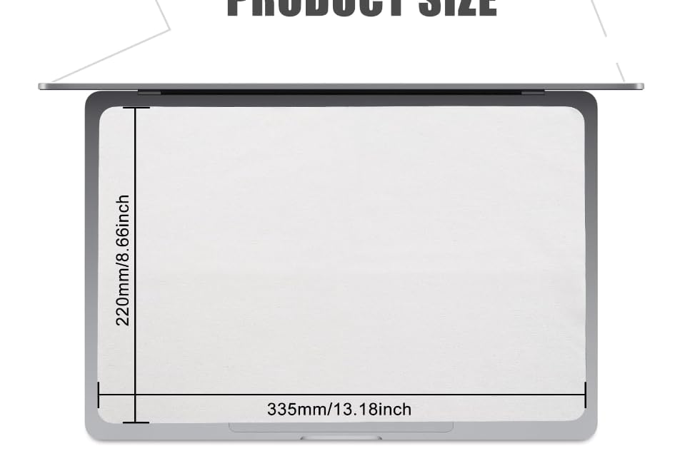 Premium Microfiber Cleaning Cloth for MacBook Pro 16 inch - Ultra Soft Screen Protector & Keyboard Cover | Ideal for Laptop, Glasses, and Camera Lens Cleaning | Not Compatible with MacBook Air 15.3 inch