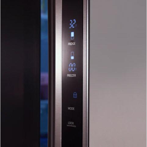 Avanti 29.5 Inch Freestanding French Door Refrigerator - 17.5 Cu. Ft. Capacity, 3 Doors, Stainless Steel (FFFDS175L3S) - Perfect for Kitchens, Apartments, and Small Spaces