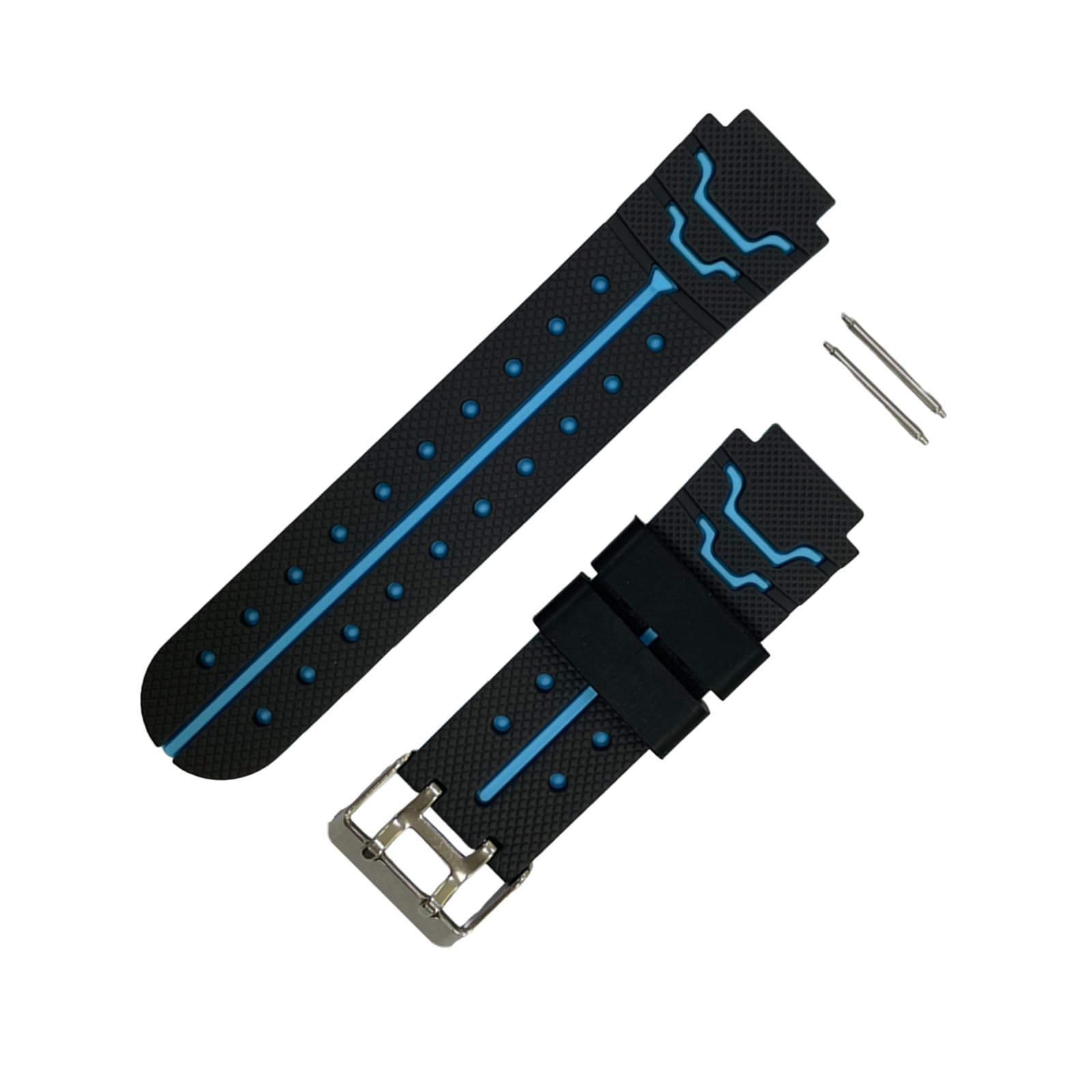 **16mm Kids Watch Strap - Soft Rubber Watch Band for Boys & Girls - Durable & Adjustable Replacement Watch Belt for School, Sports & Outdoor Activities**