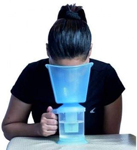 Foliam 3-in-1 Face, Nose & Cough Steamer - Plastic Steam Vaporizer with Nozzle Inhaler, Facial Sauna & Steamer Machine for Adults & Kids (Multicolor) - Perfect for Cold Relief, Sinus Congestion & Skincare at Home