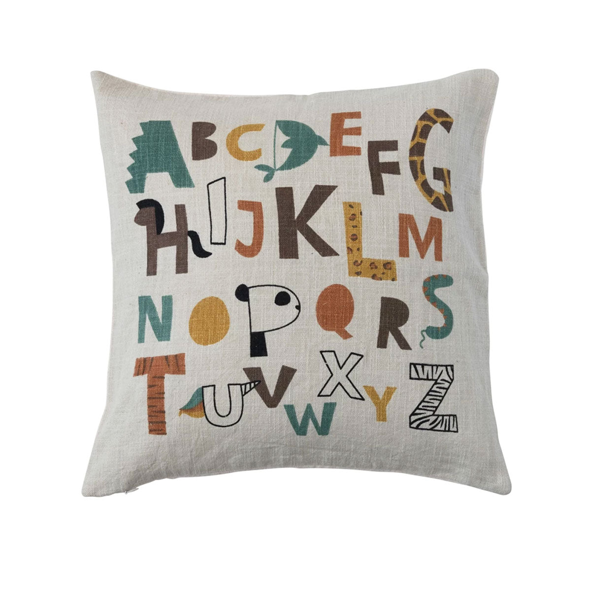 Soft Cotton Printed Pillow Case - 20x20 Inches Decorative Throw Pillow Cover for Couch, Bed, Sofa - Home Decor & Living Room Accent
