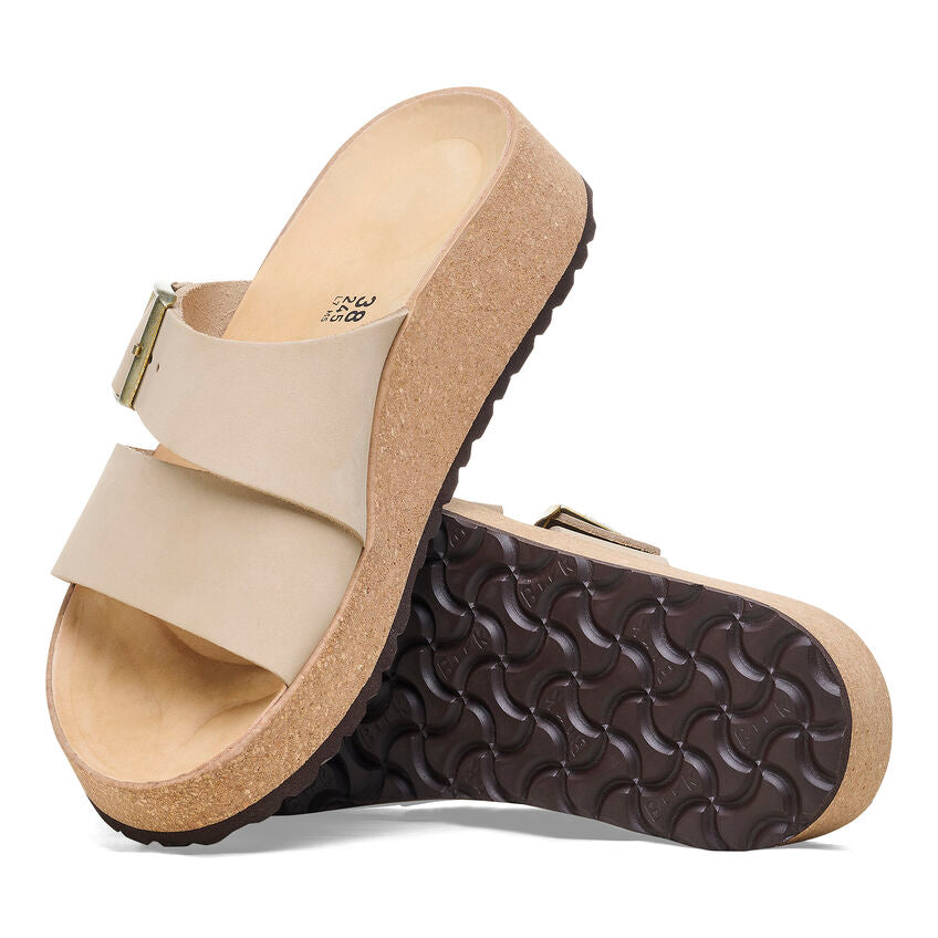 Birkenstock Almina Nubuck Leather Sandals for Women - Comfortable Arch Support Footbed | Perfect for Summer, Beach, and Casual Wear