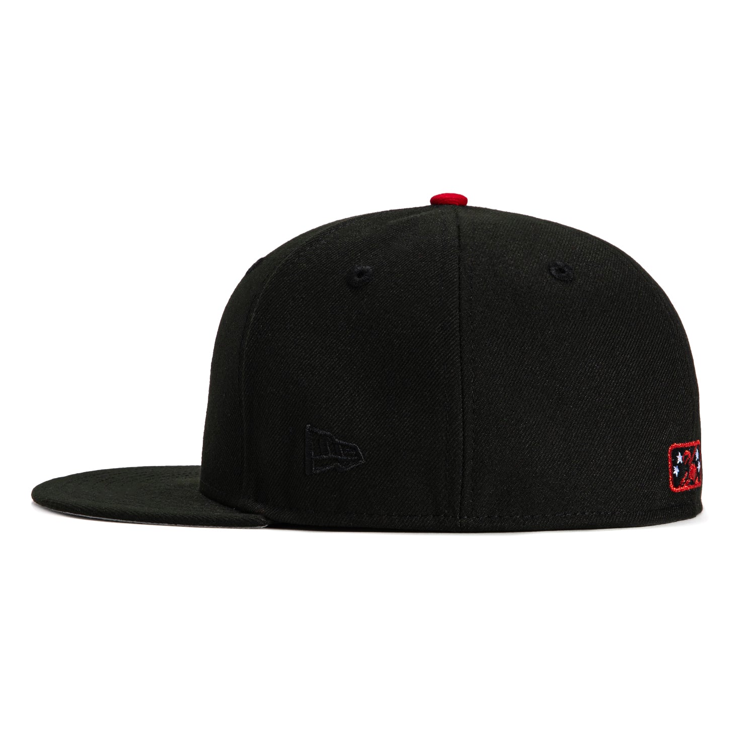 New Era 59Fifty 12 Days of Hatmas New Haven Ravens Eastern League Patch Hat - Black Baseball Cap for Men & Women - Perfect for Baseball Games, Sports Events & Streetwear Fashion
