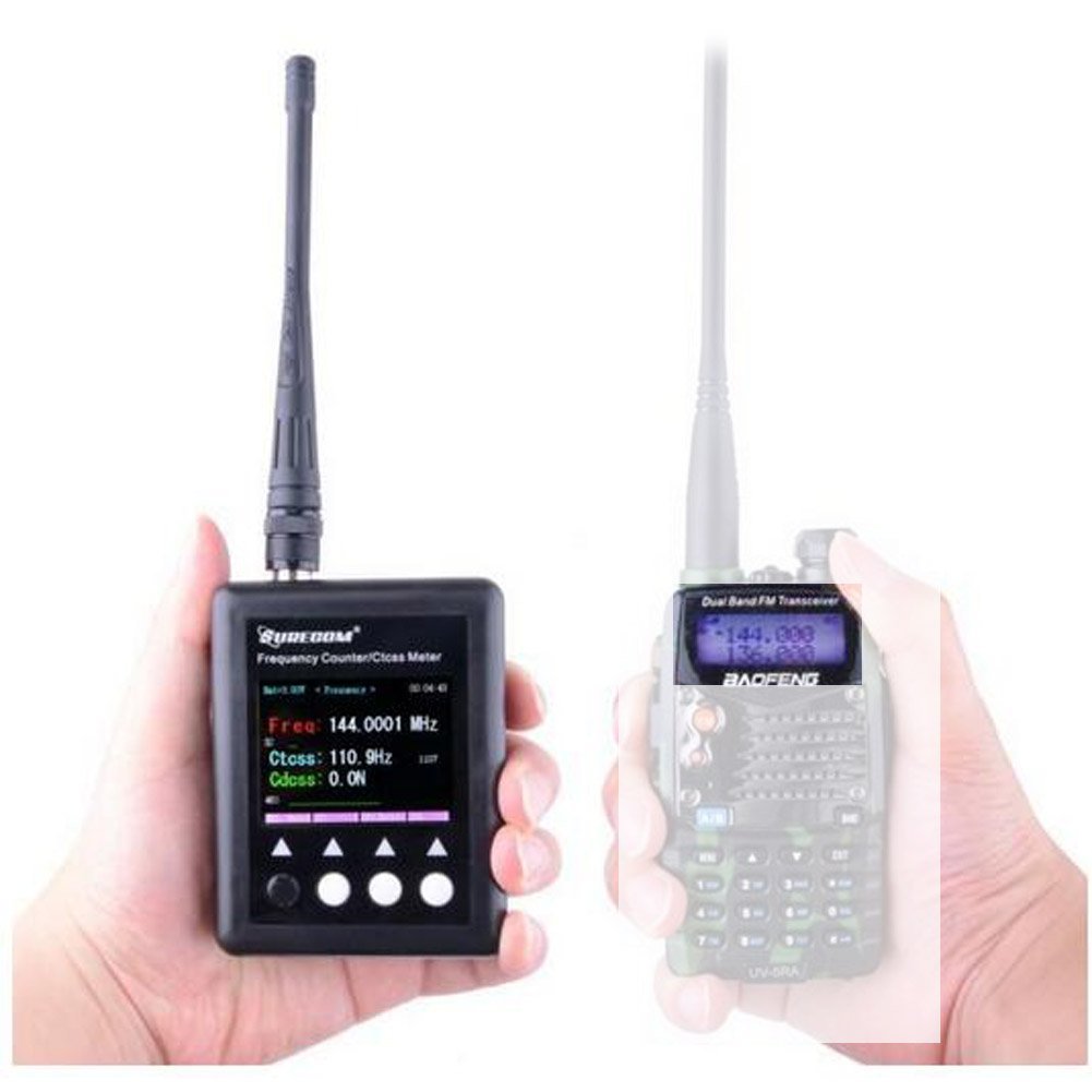 SURECOM SF401 PLUS Digital Frequency Counter for Ham Radio Transceiver - Accurate RF Signal Measurement for Amateur Radio, CB, and Walkie-Talkie Communication