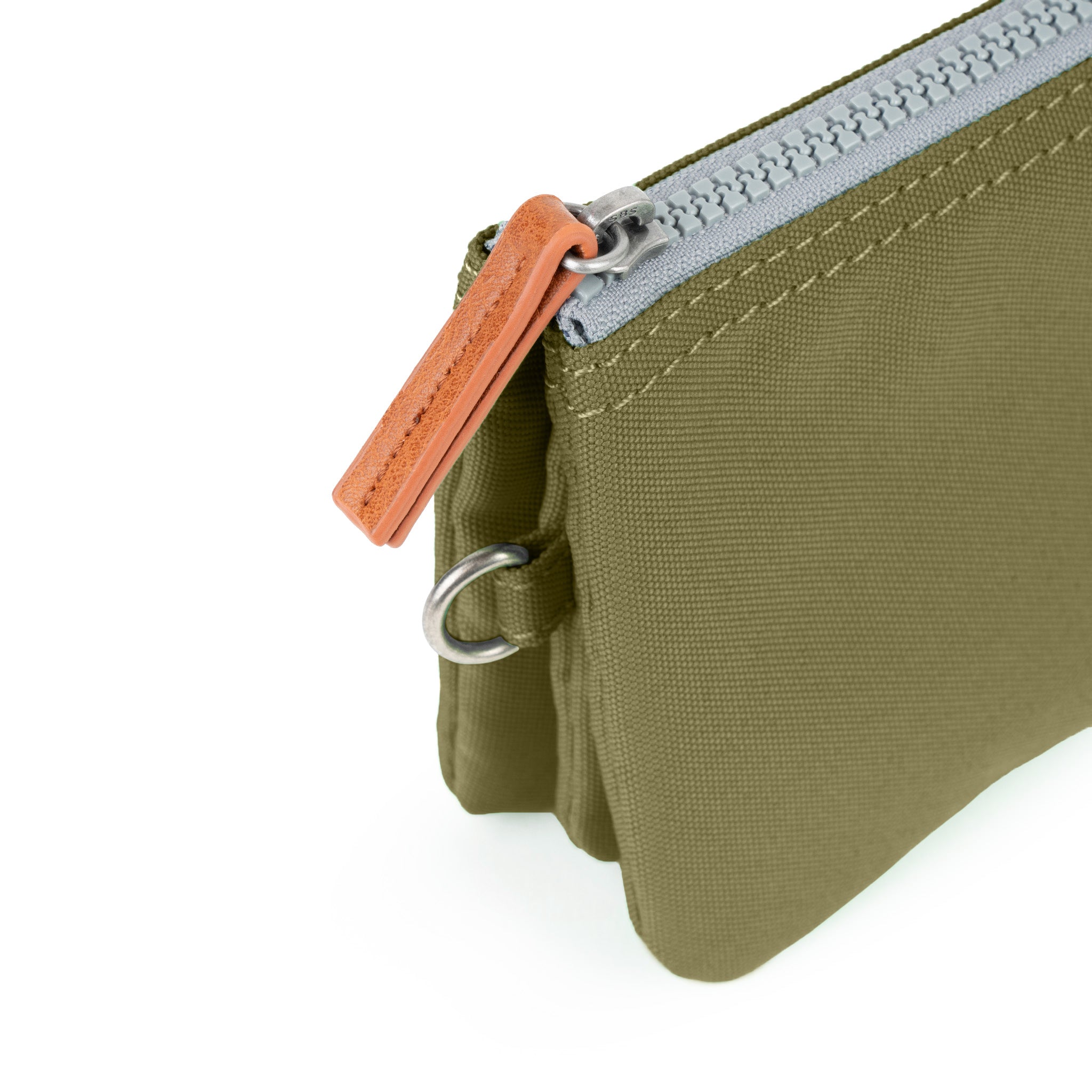 Eco-Friendly Carnaby Crossbody Bag with Adjustable Wrist Strap - Sustainable Moss Green Recycled Canvas - Perfect for Work, Travel & Everyday Use