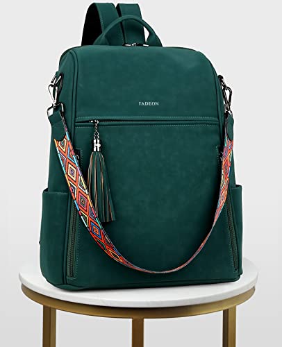 Dark Green Suede Style