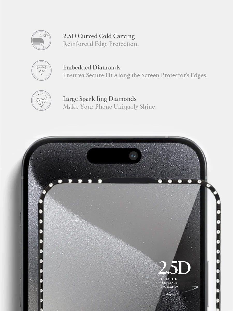 Premium HD Clear Tempered Glass Screen Protector for iPhone 14 Pro Max - 9H Hardness, Anti-Scratch, Bubble-Free Installation - Perfect for Work, Travel & Everyday Protection